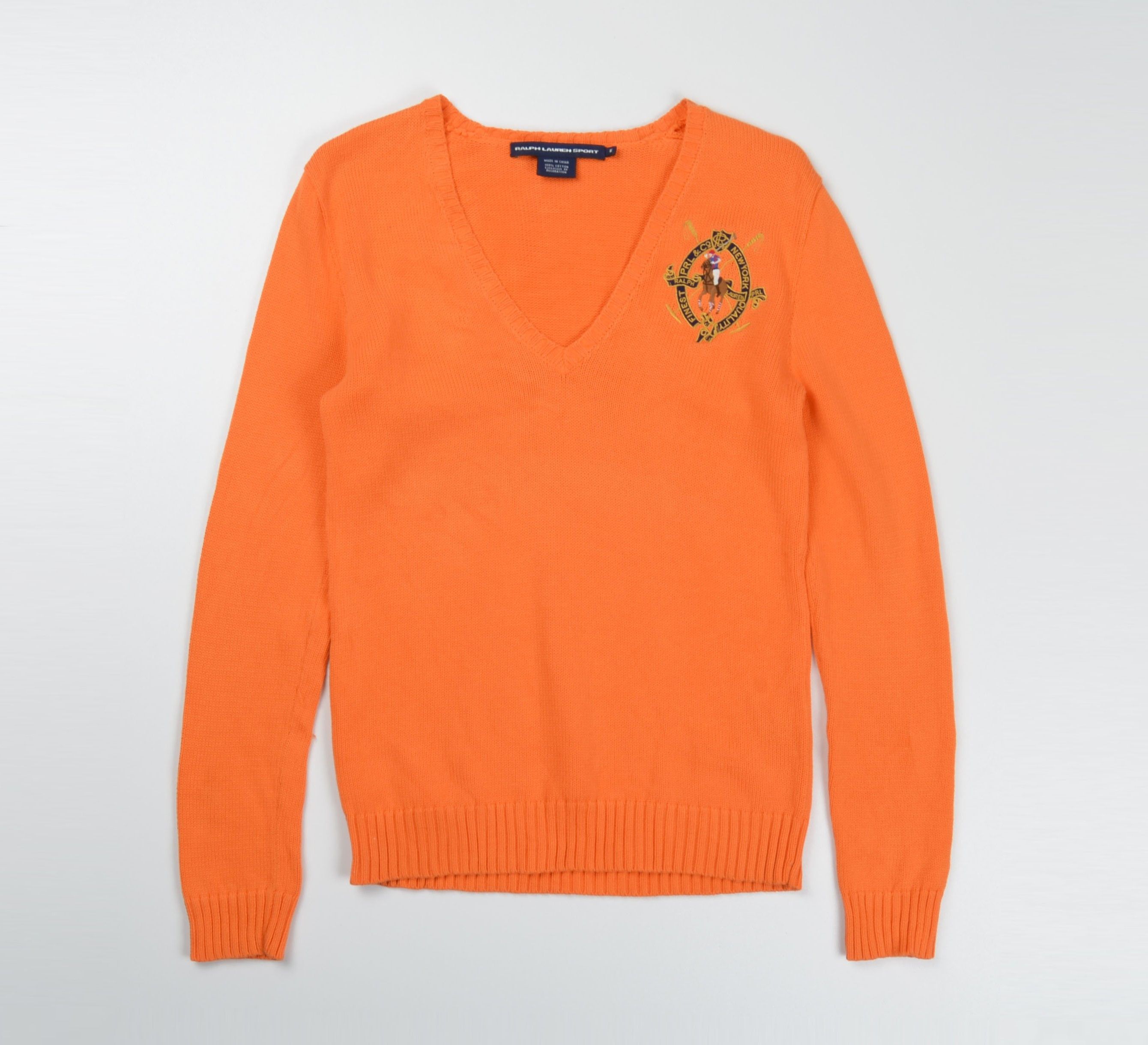 Ralph Lauren Vintage Ralph Lauren Sport Cotton Knitted Big Logo Sweater Size M / US 6-8 / IT 42-44 - 3 Thumbnail
