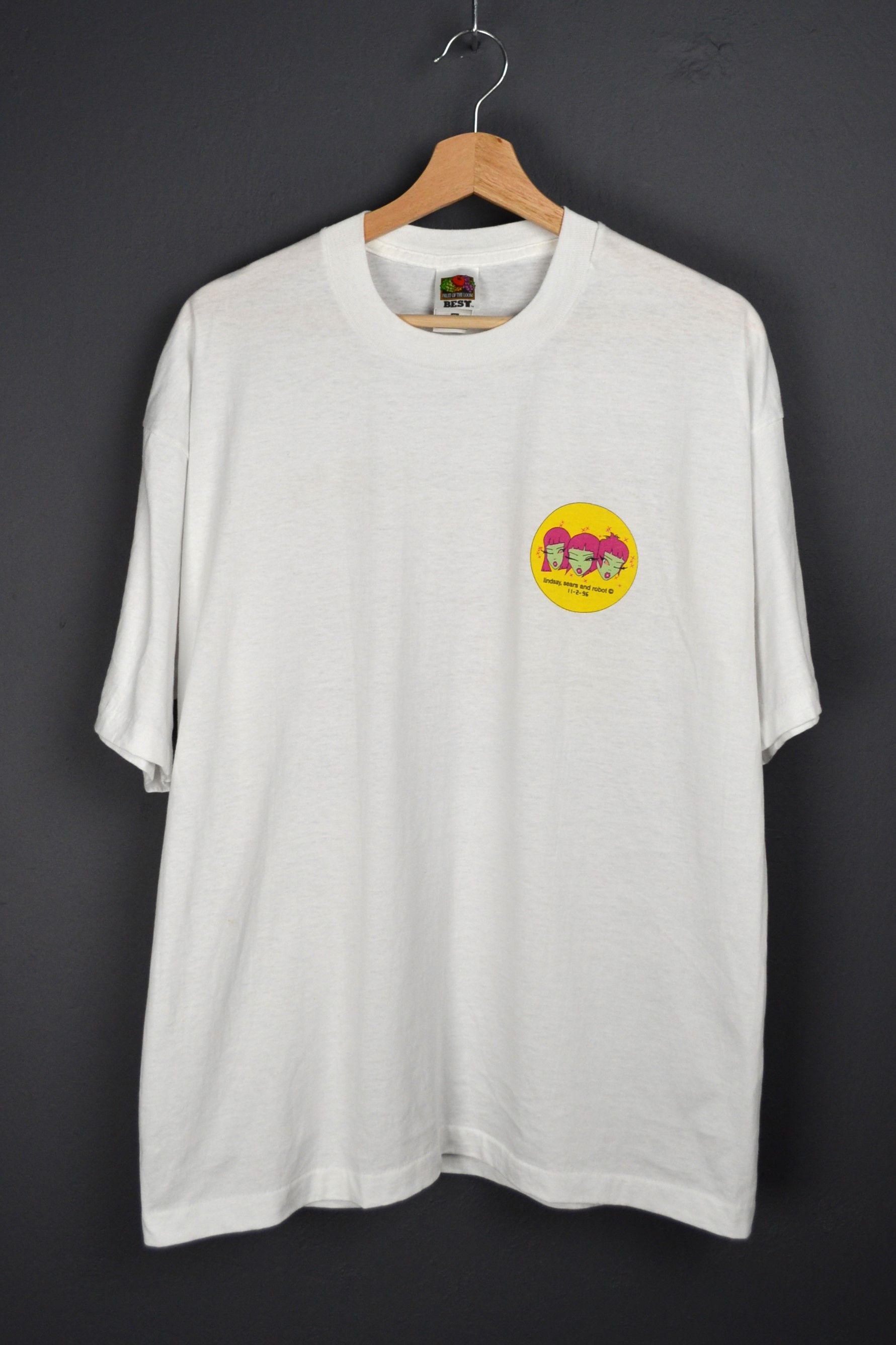 Anime Jetter Mars 1996 Vintage White XL Lindsay, Sears and Robot Size US XL / EU 56 / 4 - 2 Thumbnail