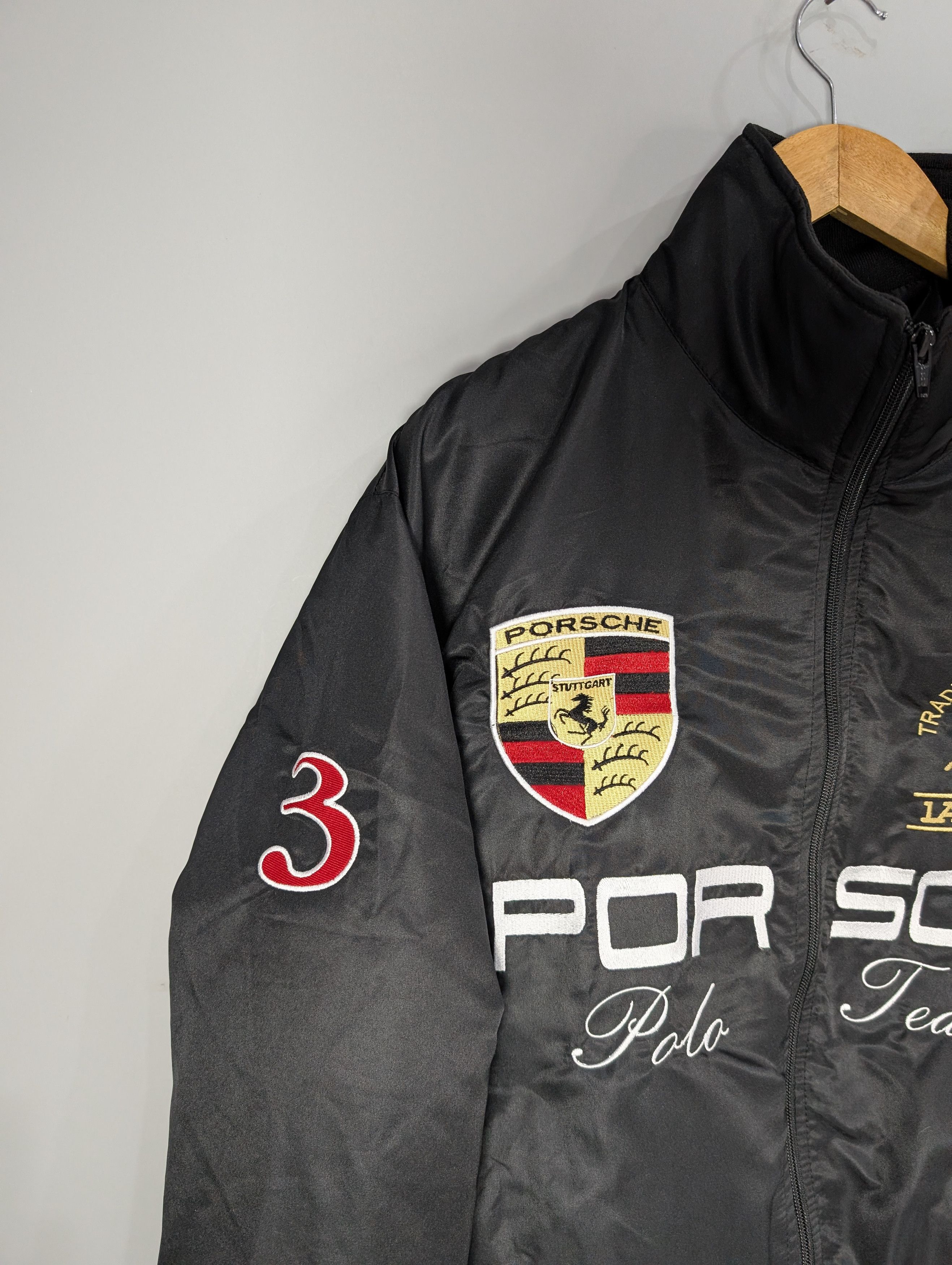 Vintage 🔥PORSCHE🔥F1 RACING JACKET 90's RETRO STREETWEAR Size S / US 4 / IT 40 - 4 Thumbnail