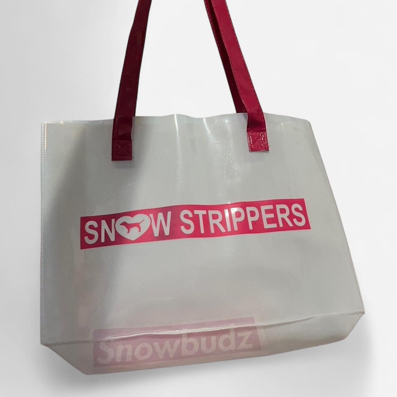 Other Snow Stripper Clear White Tote Bag Size ONE SIZE - 1 Thumbnail