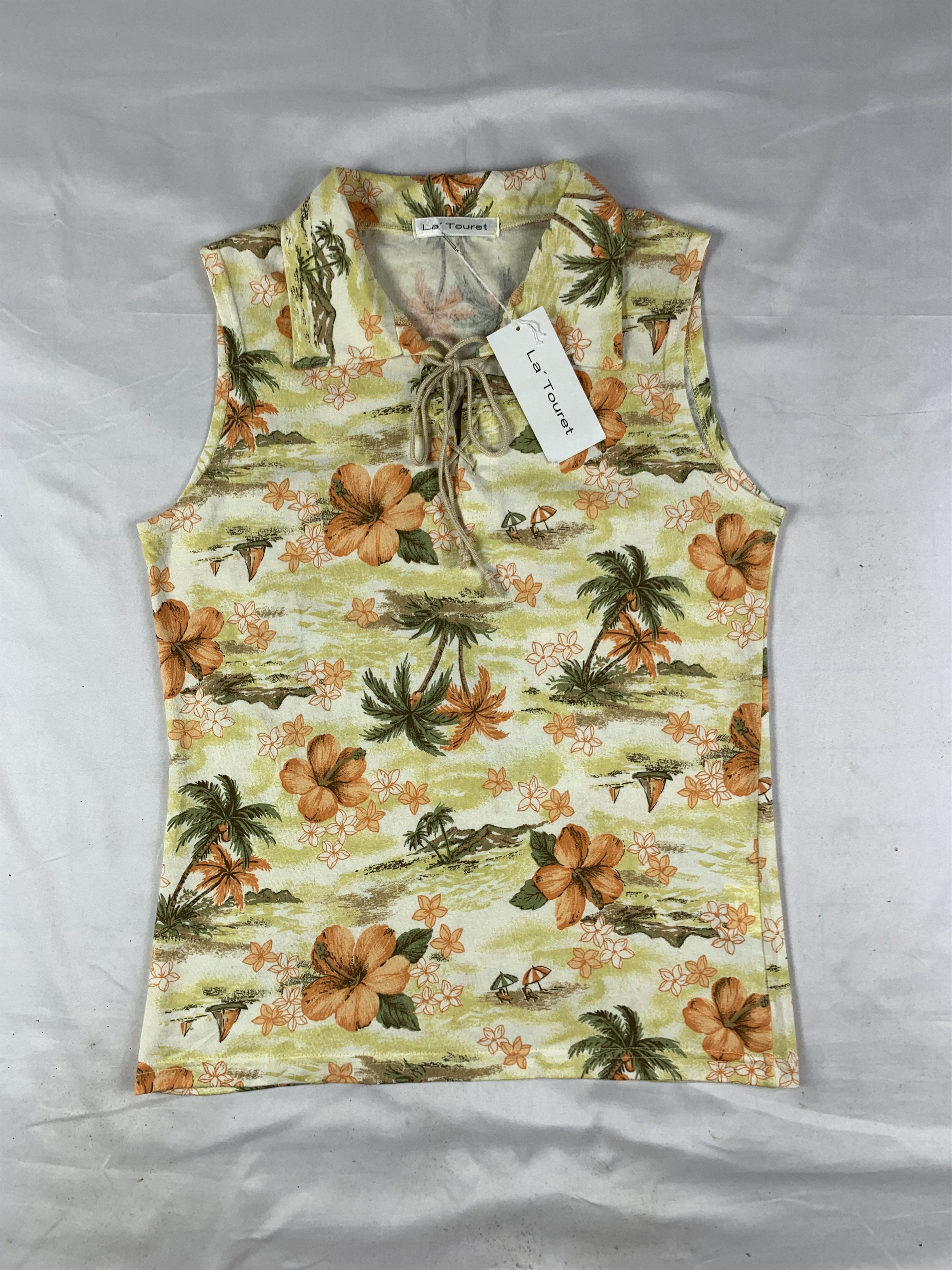 Japanese Brand La Touret Safari Lace Top (M) Size M / US 6-8 / IT 42-44 - 1 Thumbnail