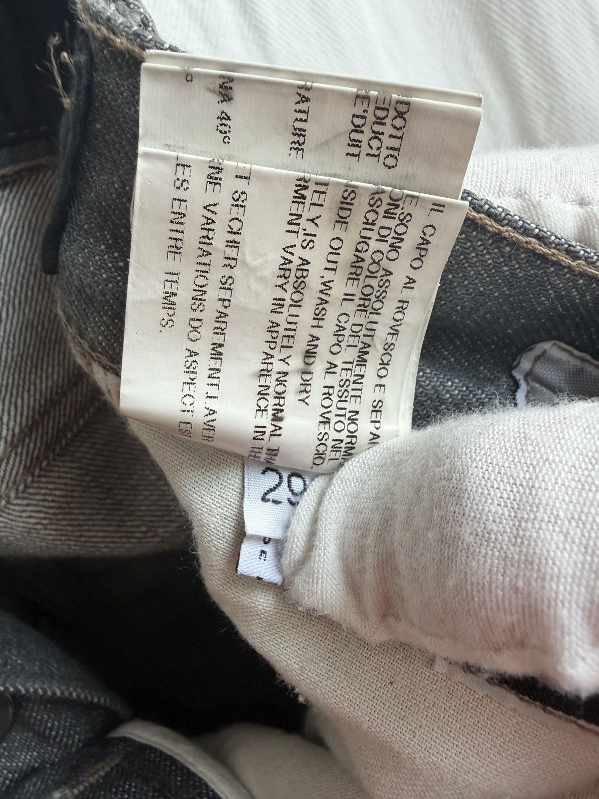 John Galliano DRKSHDW FW07 Detroit Cut Jeans Size US 29 - 10 Thumbnail