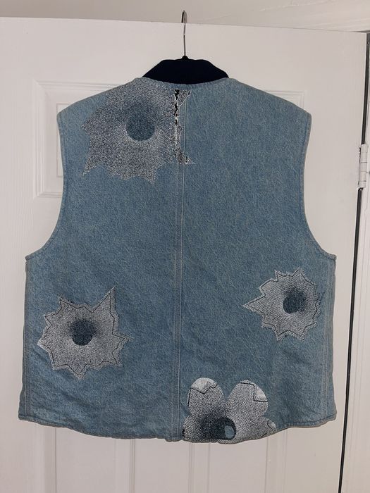 Supreme Supreme Nate Lowman Bullet Print Work Vest | Grailed