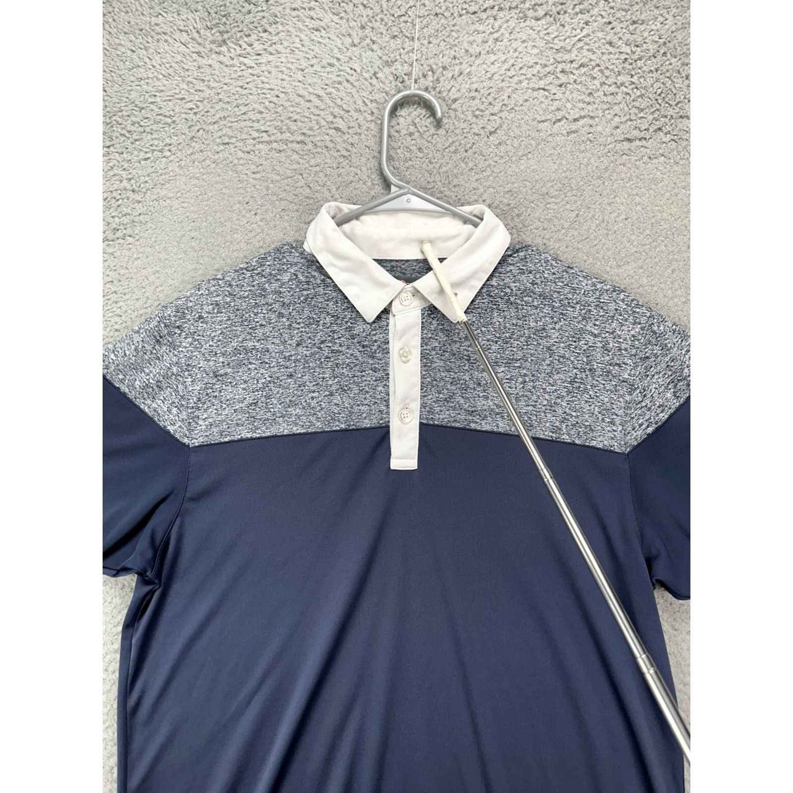 Callaway Callaway Shirt Mens Medium Opti-Dri Colorblock Blue Grey Golf Polo Short Sleeve Polo with Breathable Fabric Summer Casual Athletic Rugby Size US M / EU 48-50 / 2 - 6 Thumbnail