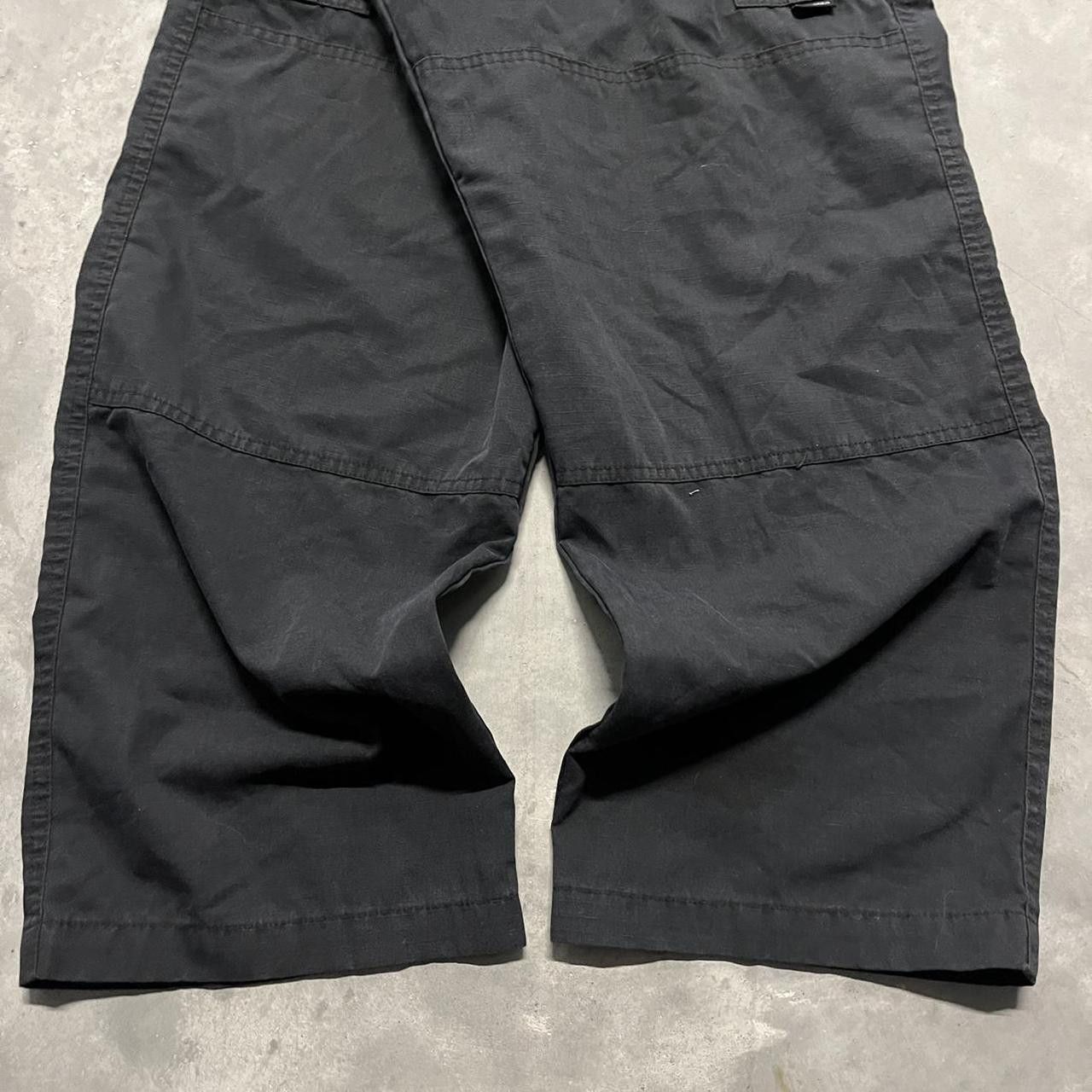 Japanese Brand × Vintage Crazy Vintage Y2K/2000s BaggyGrunge Black Wide Leg Size US 42 / EU 58 - 5 Thumbnail