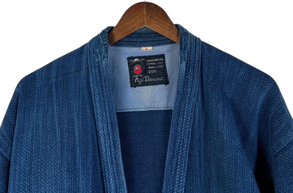 Japanese Brand Vintage Distressed Kendo Uniform Indigo Blue Kimono Jacket Size US M / EU 48-50 / 2 - 5 Thumbnail