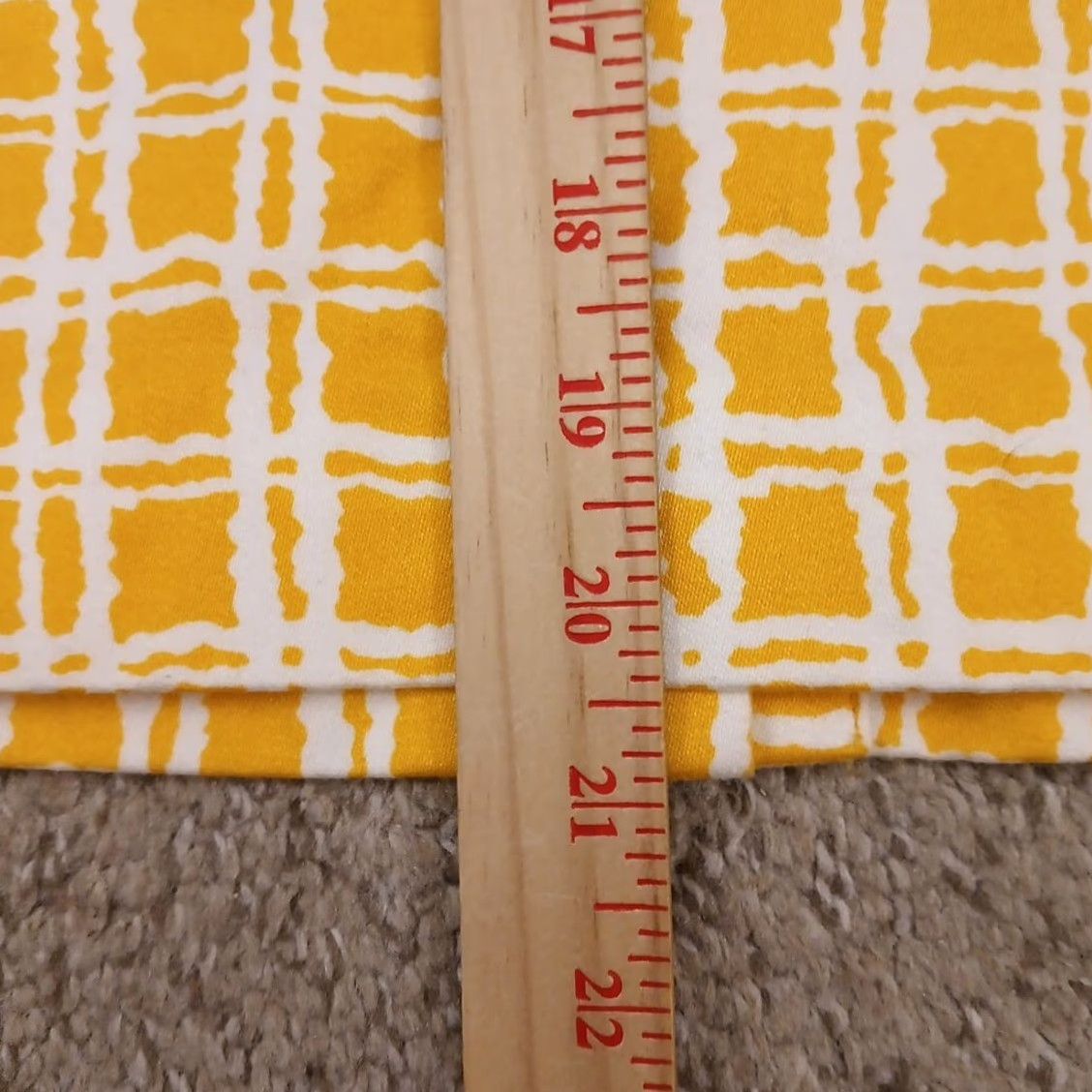 Talbots Talbots Skirt Petites 6P Yellow Geometric Knee Length Pencil Lined Slit Tight Zip Cotton Women Vintage No Size 28" / US 6 / IT 42 - 5 Thumbnail