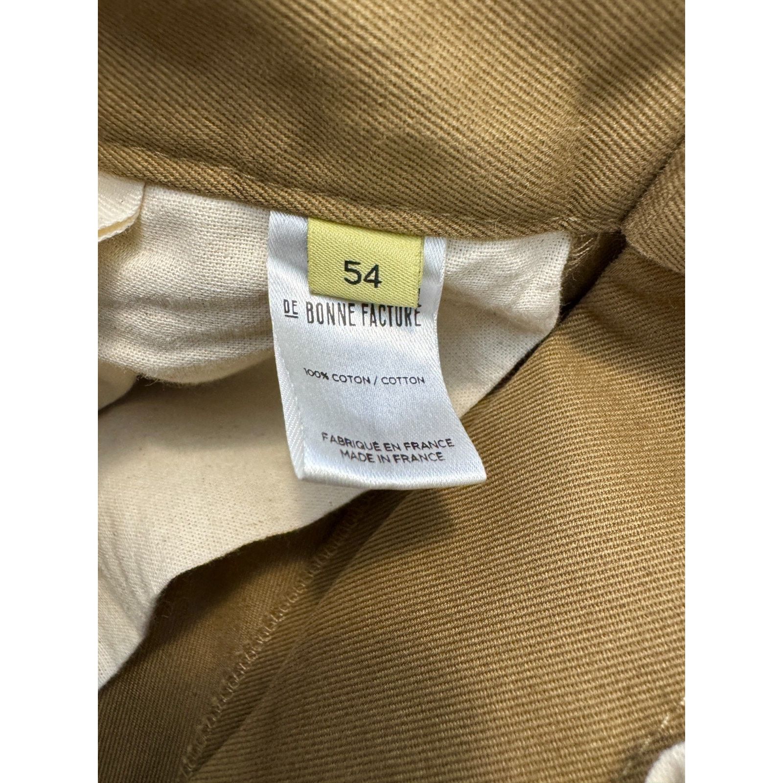 De Bonne Facture De Bonne Facture Hiking Pants in Soft Khaki Cotton Size 54 Size US 38 / EU 54 - 10 Thumbnail