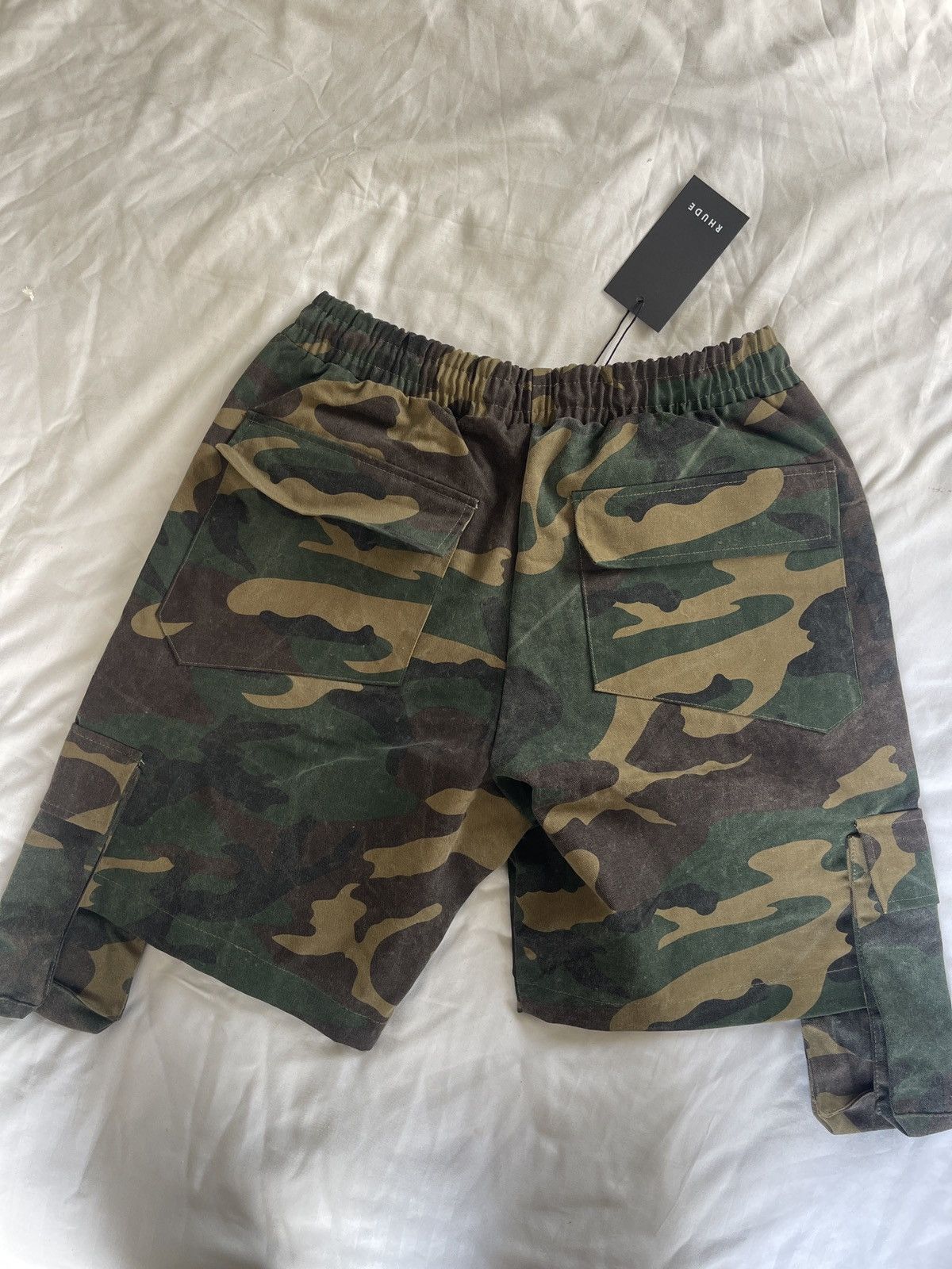 RHUDE Camo shorts