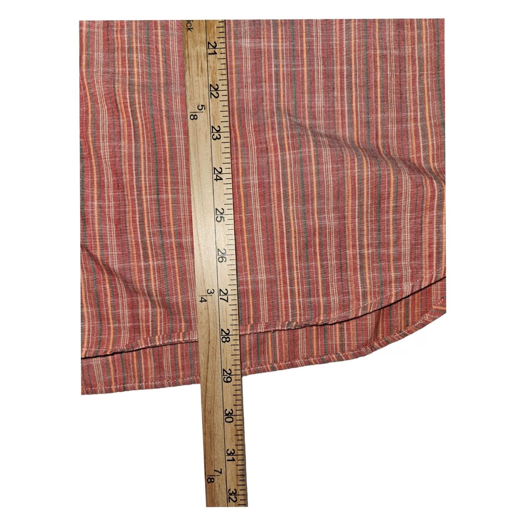 Eddie Bauer Eddie Bauer Button-Up Shirt Men XL Multicolor Striped Lightweight Cotton 90s Outdoor Button Collar Long Sleeve Regular Size US XL / EU 56 / 4 - 4 Thumbnail