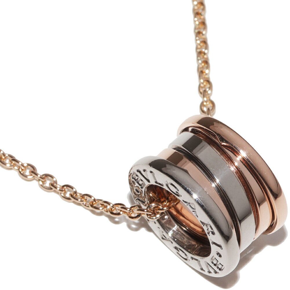 Bvlgari Bvlgari Bvlgari K18WG K18PG B.zero1 Perfect Mistake Pendant Necklace Metal Necklace DUTY FREE for USA Size ONE SIZE - 1 Thumbnail