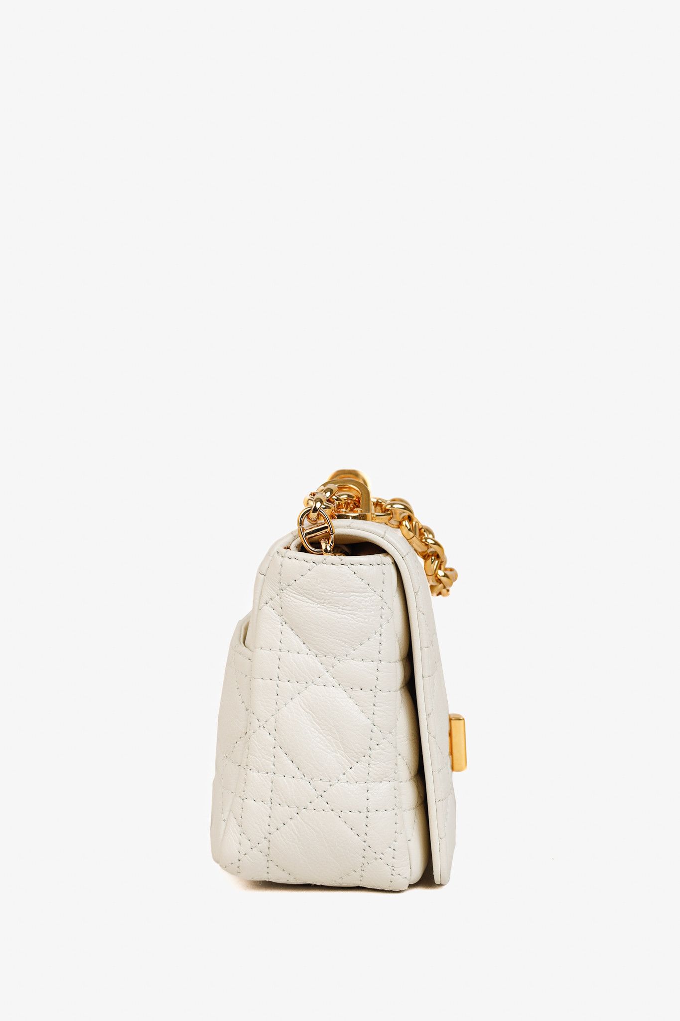 Dior Christian Dior Small Dior Caro Cannage Calfskin Crossbody Size ONE SIZE - 3 Thumbnail