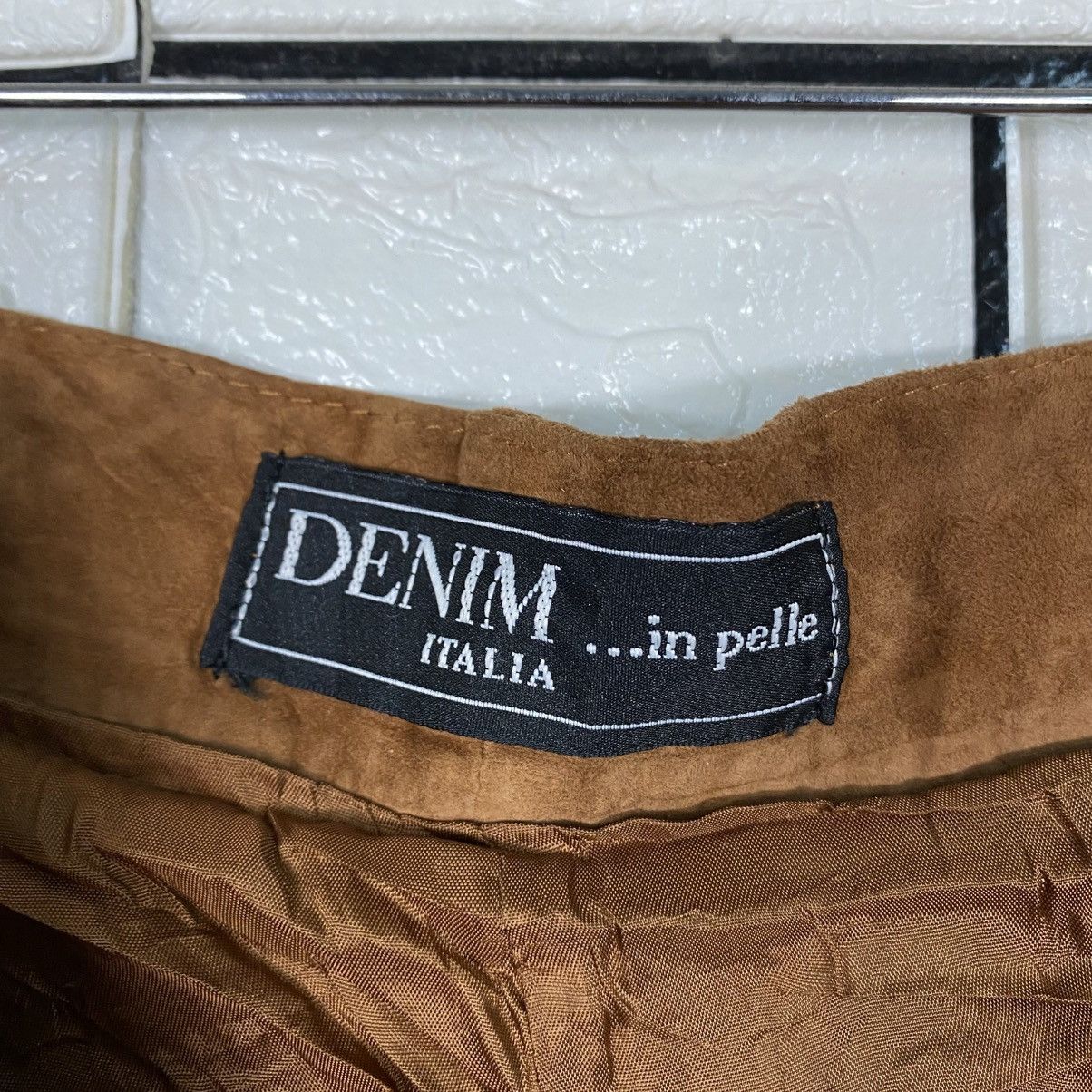 Vera Pelle Denim Intalia in Pelle Leather Biker Pants Pelle Pelle Size US 26 / EU 42 - 17 Thumbnail