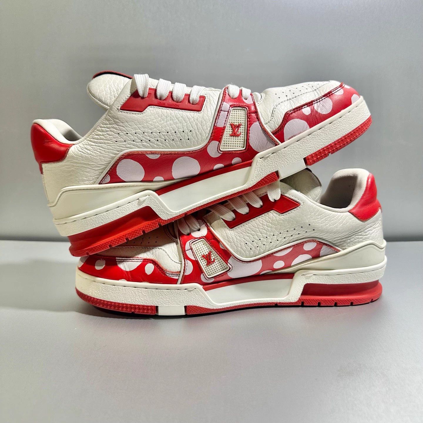 Louis Vuitton Louis Vuitton x Yayoi Kusama Trainer 6/40 Mint Size US 7 / EU 40 - 4 Thumbnail