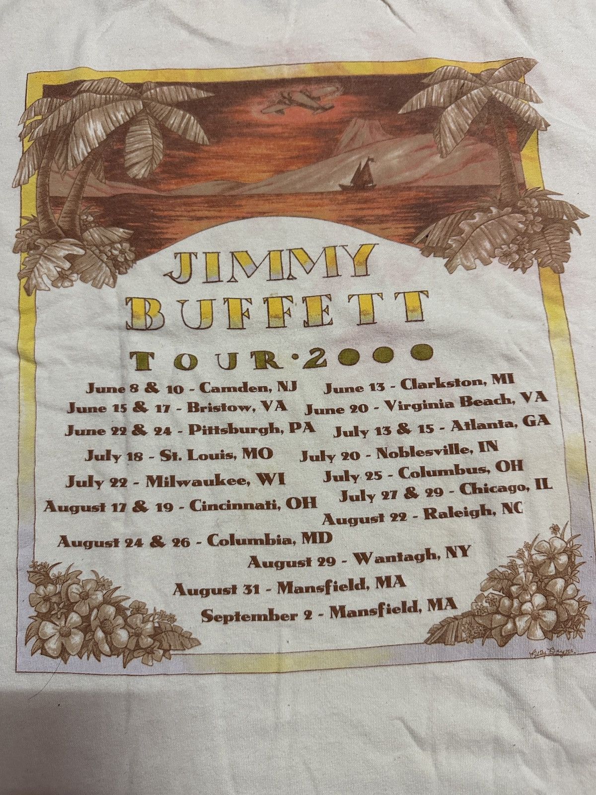 Band Tees × Vintage Vintage y2k Jimmy Buffet Very Rare Size US L / EU 52-54 / 3 - 5 Thumbnail