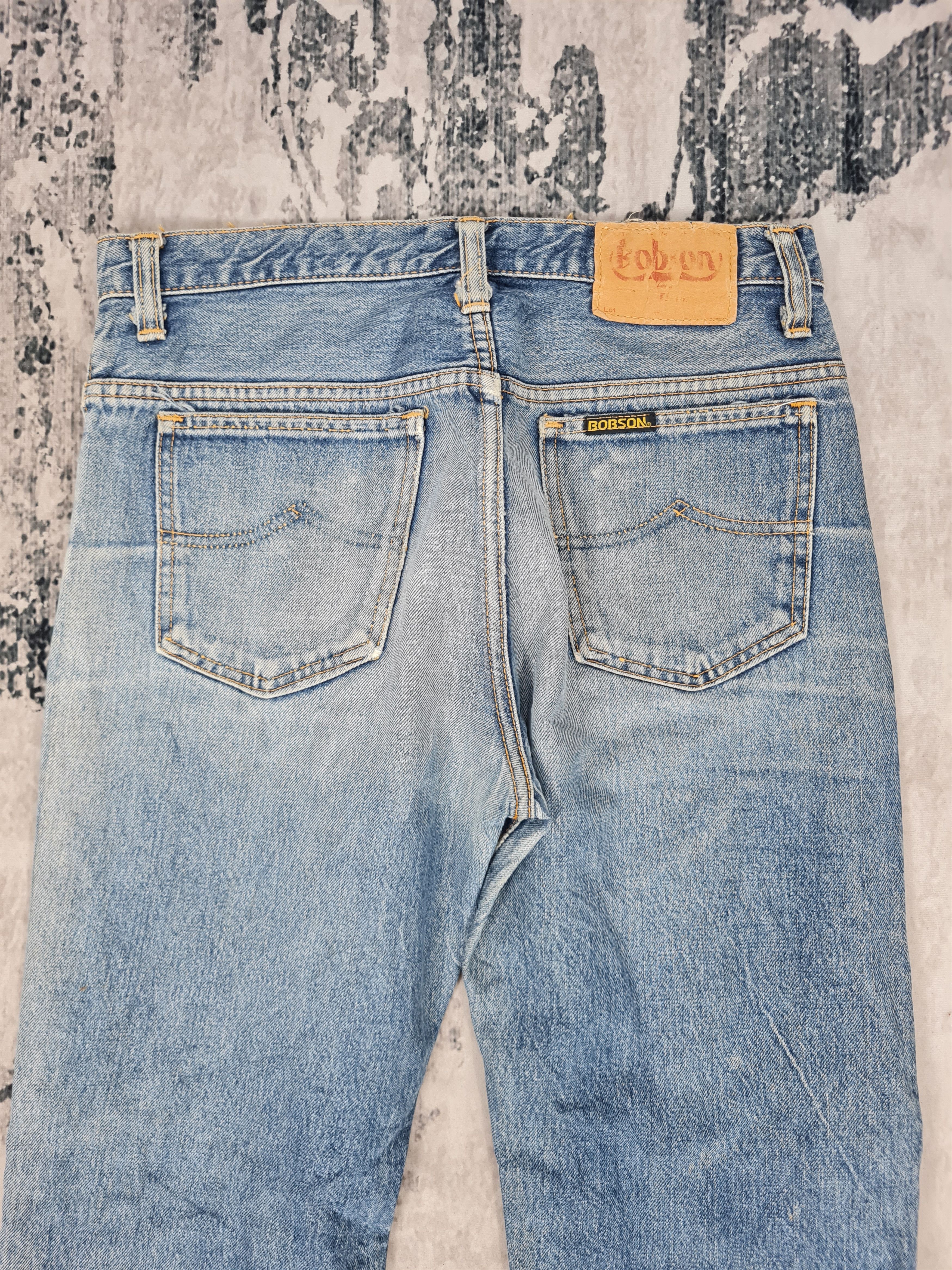 Japanese Brand Vtg BOBSON Cropped Jeans Faded Size 31x28 Jeans JB0131 Size US 31 - 5 Thumbnail