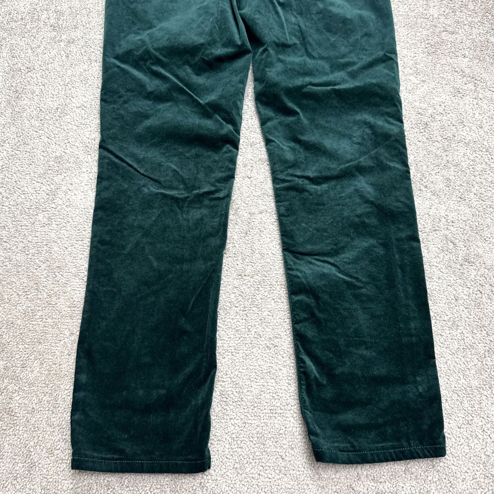 Banana Republic Banana Republic Pants Women's High Rise Slim Fit Velvet 31 Long Green Chino Casual Workwear 90s? Size 24" / US 00 / IT 34 - 5 Thumbnail