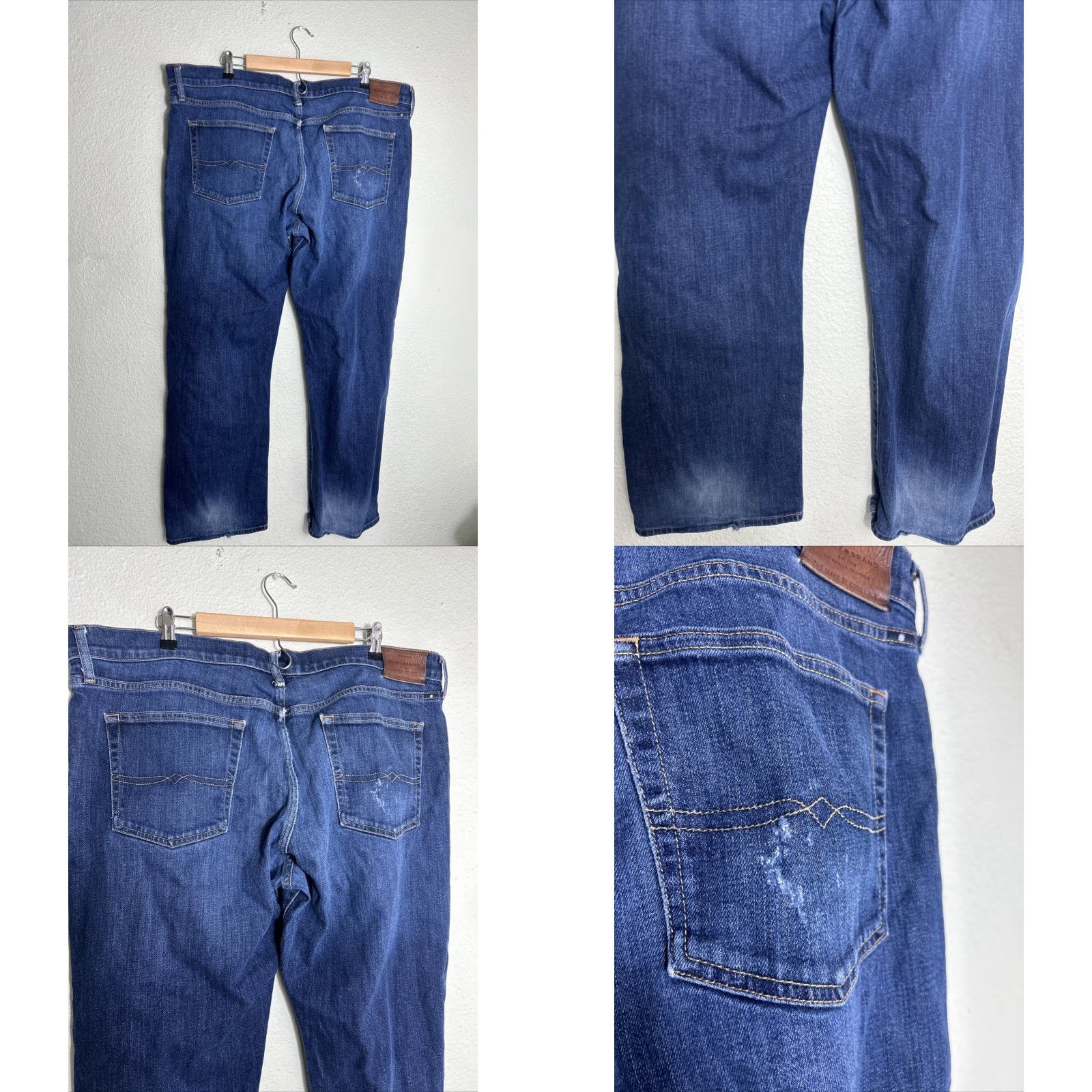Lucky Brand Lucky Brand 181 Relaxed Straight Jeans 40x30 Blue Mens Straight Size US 40 / EU 56 - 8 Thumbnail