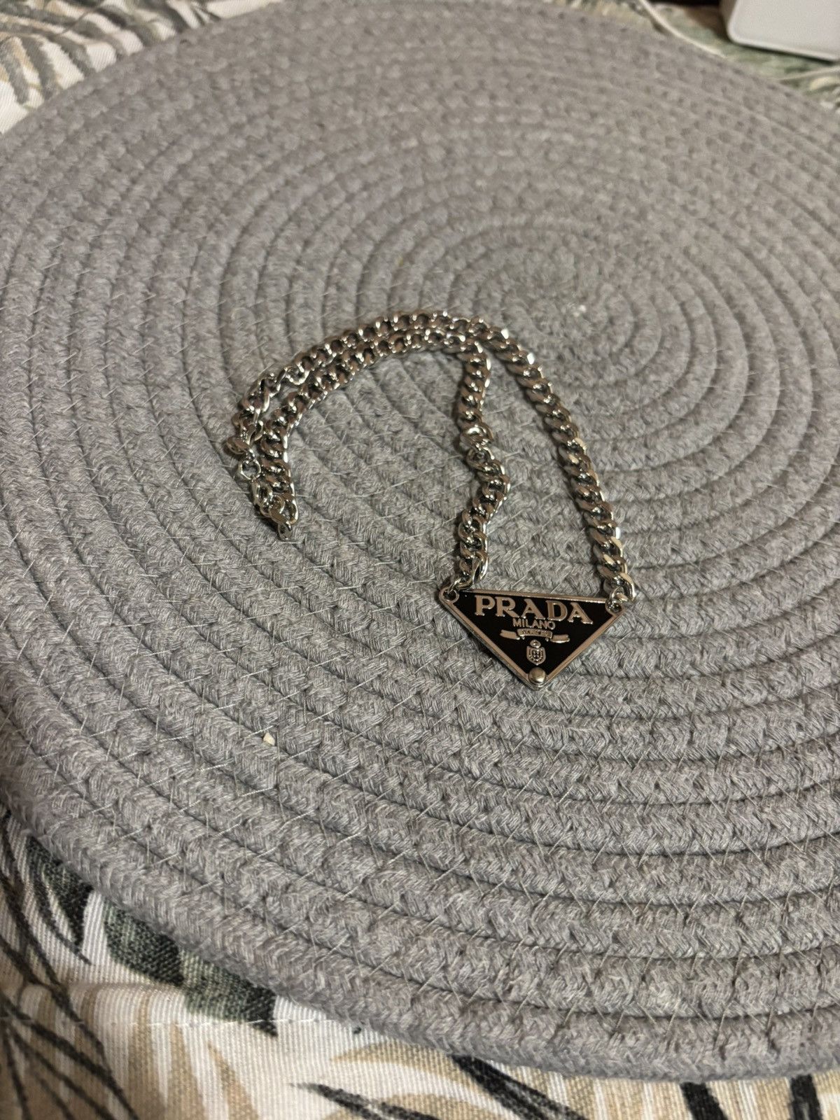 Number (N)ine Prada Symbole Reworked Pendant Prada Chain Necklace Size ONE SIZE - 2 Thumbnail