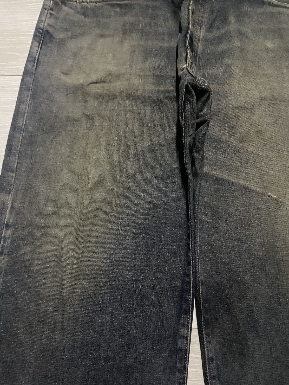 Polo Ralph Lauren W40 Polo Ralph Laurent Mud Wash Repair Baggy Jeans Size US 40 / EU 56 - 7 Thumbnail