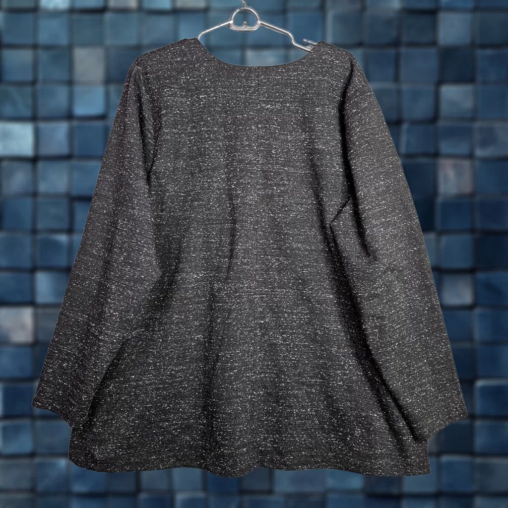J. Jill J.JILL Wearever Collection V-neck Long Sleeve Double-Face Jersey Top 2X Black Knit Shirt Womens Regular Cheap Real Vintage? Size XXL / US 16-18 / IT 52-54 - 1 Thumbnail