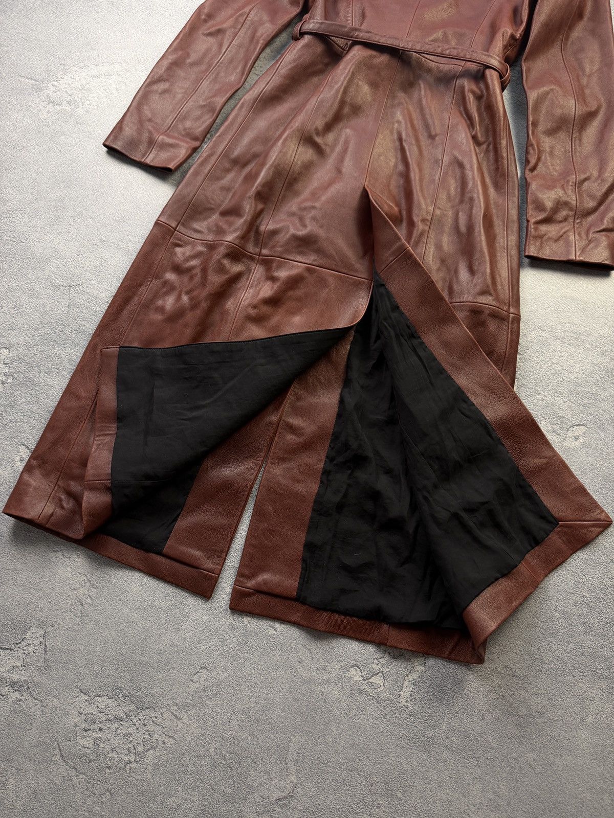 Nour Hammour Nour Hammour Leather Trench Coat Jacket Size S / US 4 / IT 40 - 11 Thumbnail