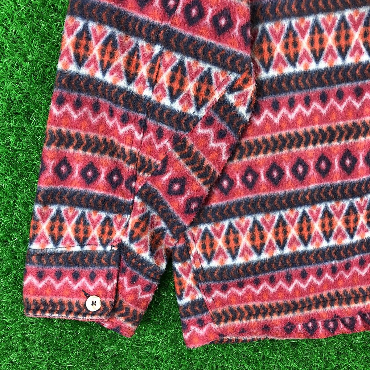 Japanese Brand Vintage 90's Navajo Fleece Chore Jacket by GQ Ford Size US XL / EU 56 / 4 - 6 Thumbnail
