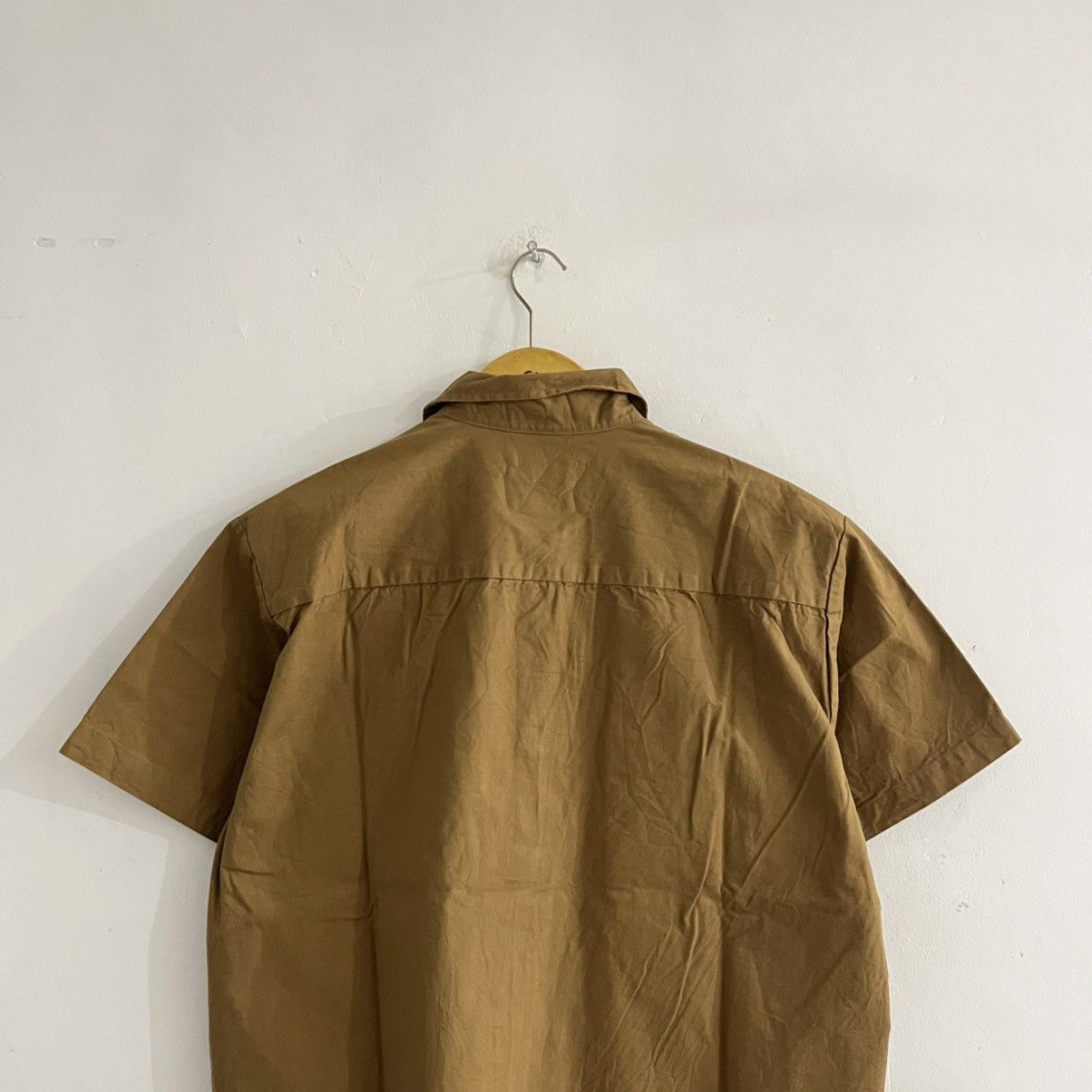 Japanese Brand D Land - Brown Double Pocket Shirt Size US M / EU 48-50 / 2 - 6 Thumbnail