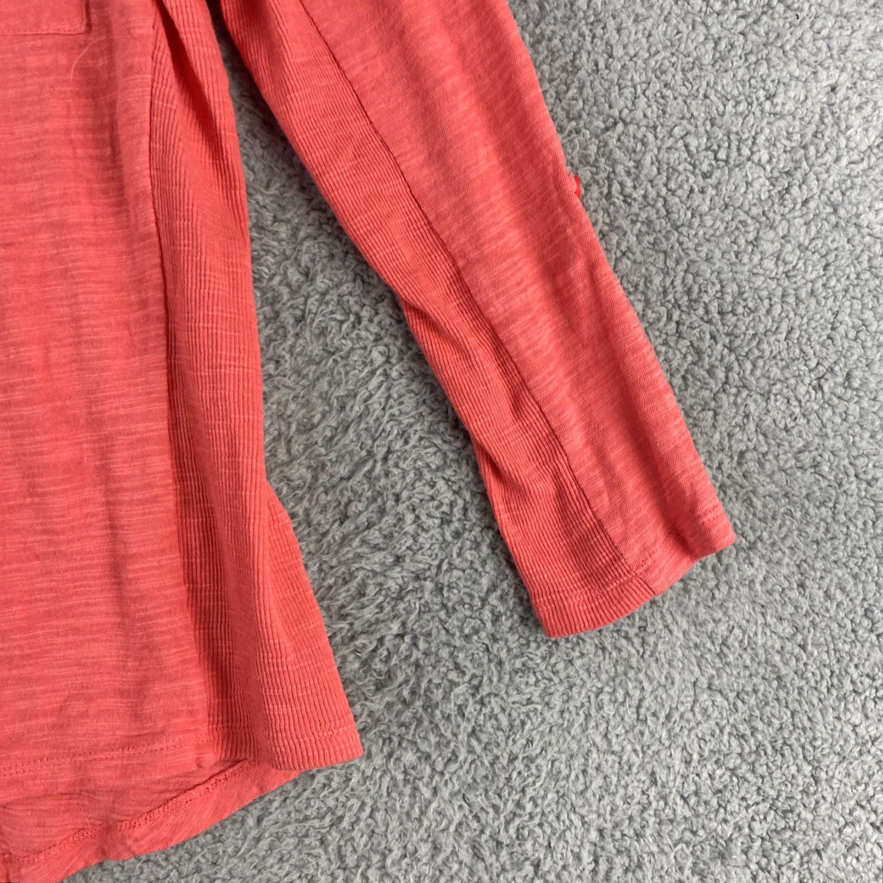 Jones New York Jones New York Shirt Women S Long Sleeve Peach Solid 40-30 Womens Size S / US 4 / IT 40 - 3 Thumbnail