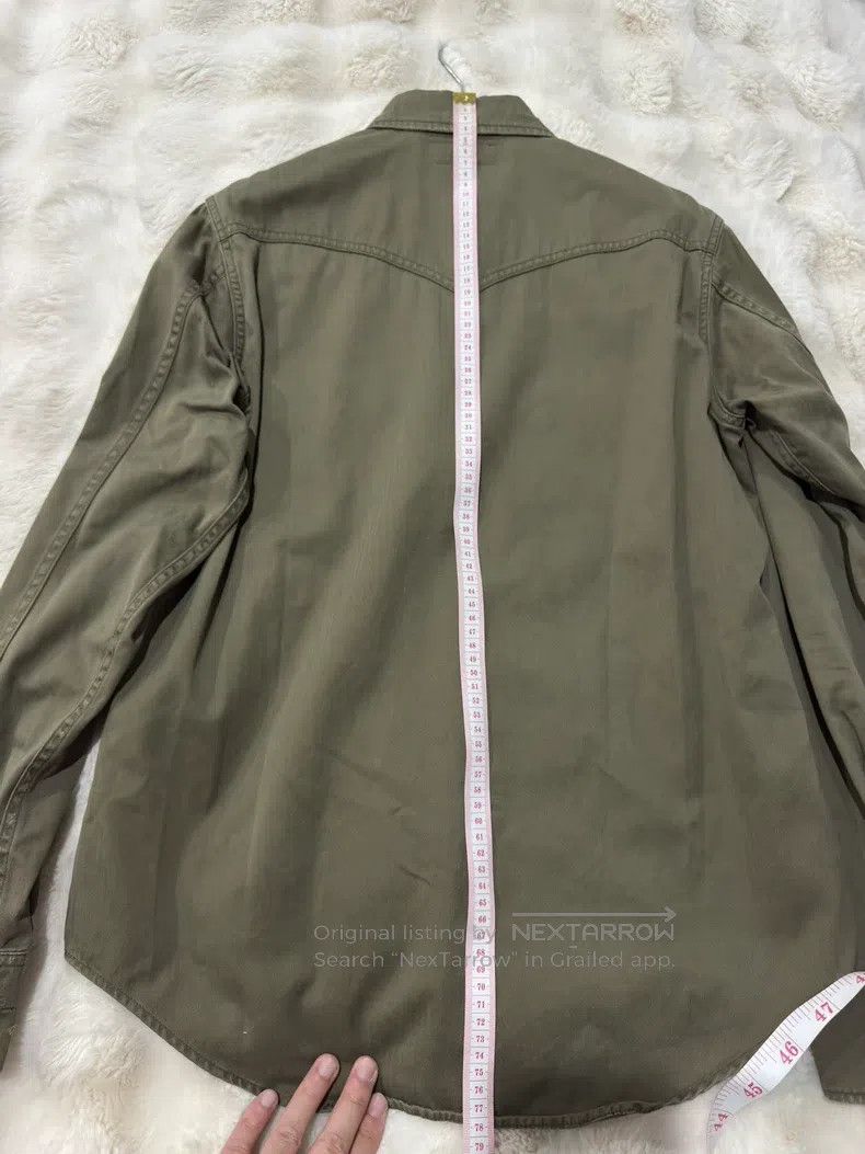 Saint Laurent Paris Saint Laurent Paris Gemstone Button Destroyed Denim Shirt Size US L / EU 52-54 / 3 - 9 Thumbnail
