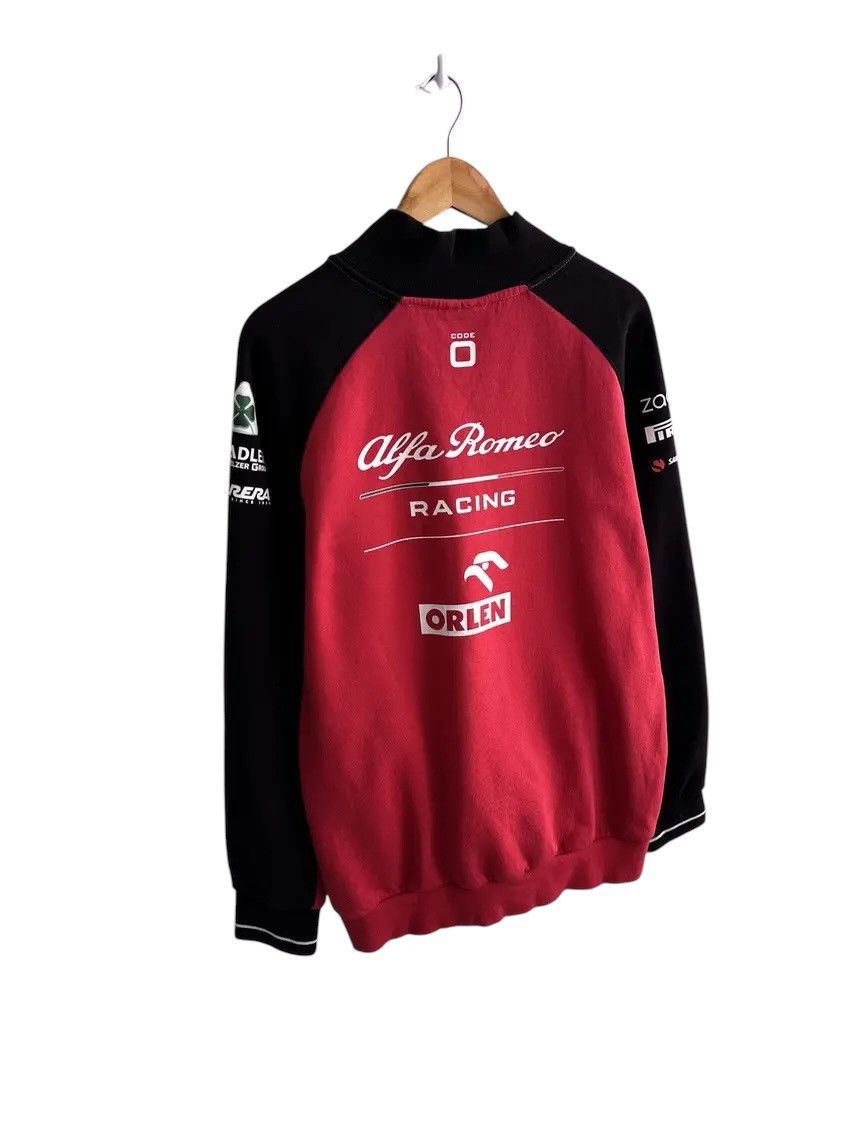 Vintage Vintage Alpha Romeo Orlen Racing Team 1/4 Zip Sweatshirt Size US XL / EU 56 / 4 - 10 Thumbnail
