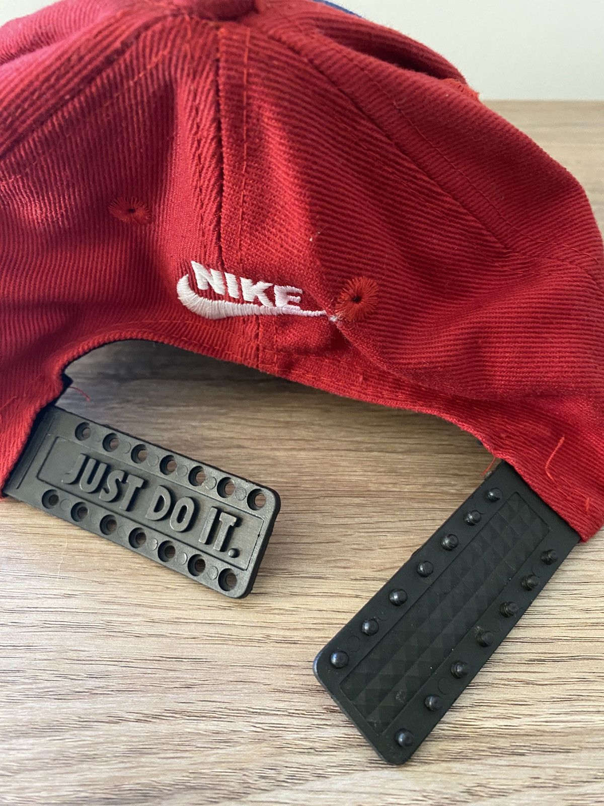 Nike Vintage 90’s Nike Spell Out Double Snap Back Youth Hat Cap Size ONE SIZE - 13 Thumbnail