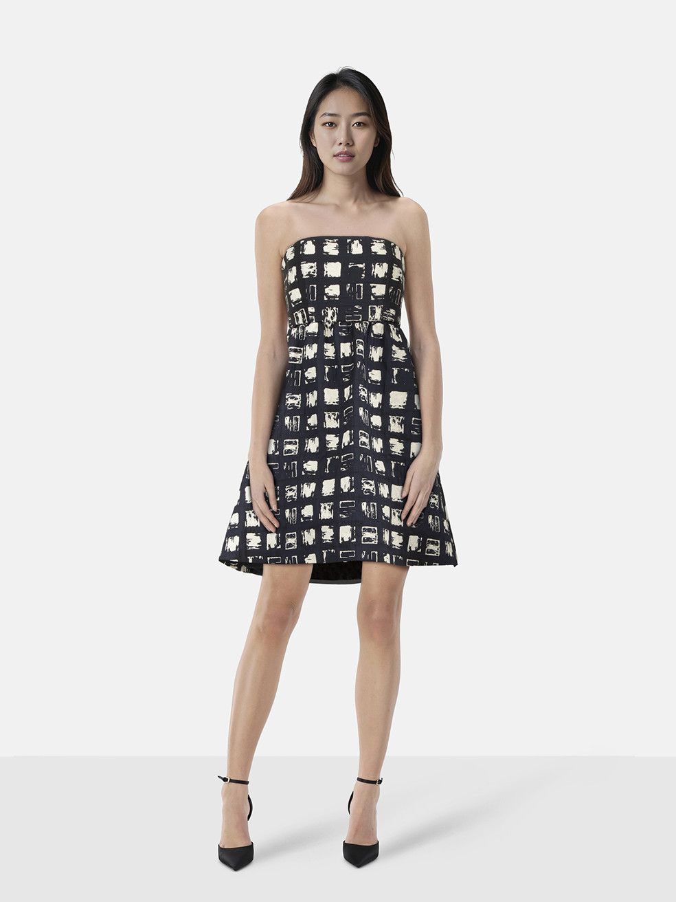 Alice + Olivia Patterned Strapless Dress Size M / US 6-8 / IT 42-44 - 1 Thumbnail