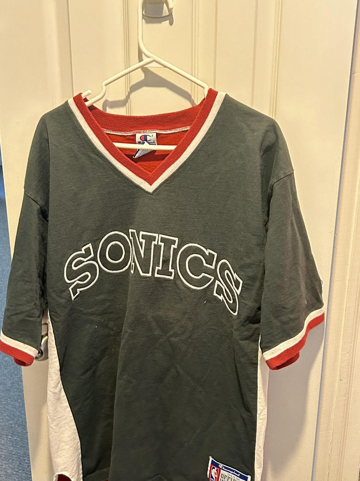 1990s Seattle SuperSonics Champion Warm Up Shirt