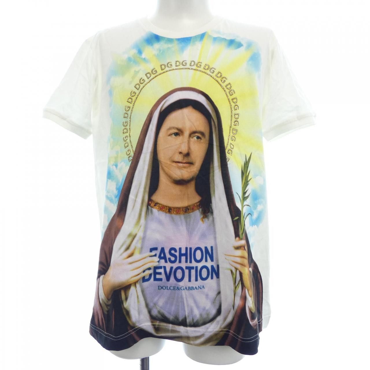 Dolce & Gabbana Dolce & Gabbana Dolce&Gabbana Cotton T Shirt Textile T-Shirts F8K74Z/HH7I8 DUTY FREE for USA Size ONE SIZE - 1 Thumbnail