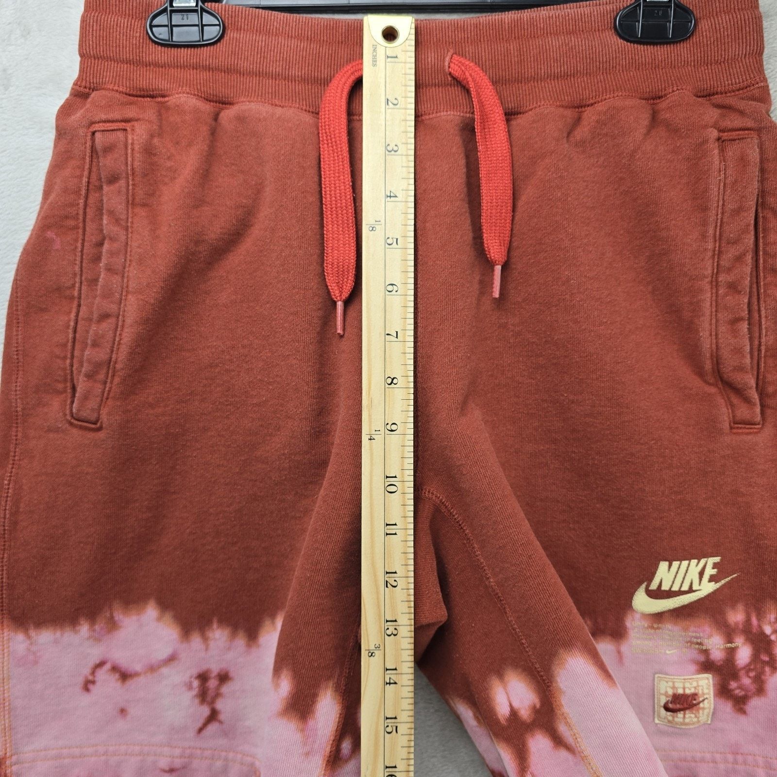 Nike Nike Sportswear French Terry Peace Shorts Mens Small Orange Size US 30 / EU 46 - 12 Thumbnail
