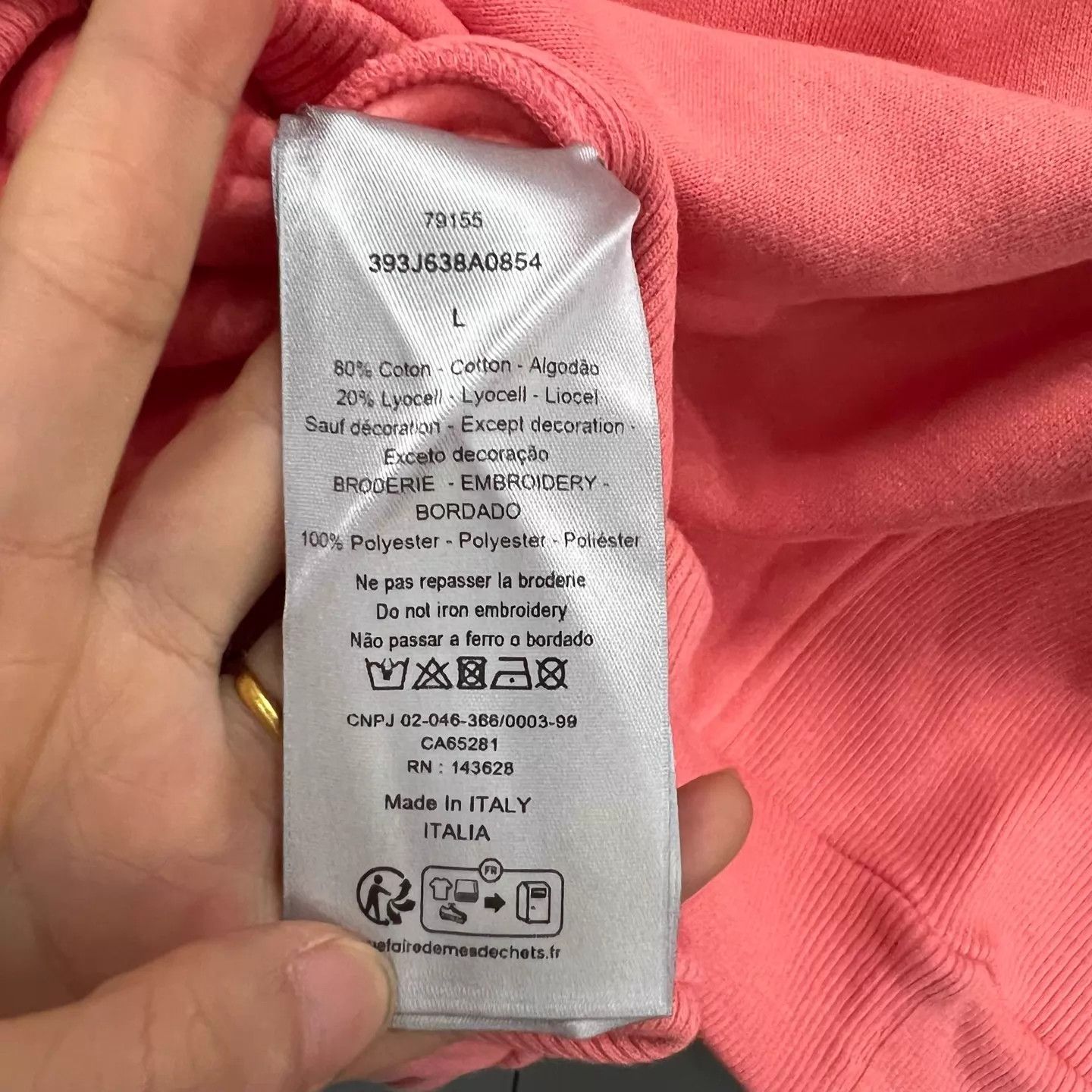 Dior Dior Pink Logo Sleeveless Hoodie No Tag New Size L / US 10 / IT 46 - 3 Thumbnail
