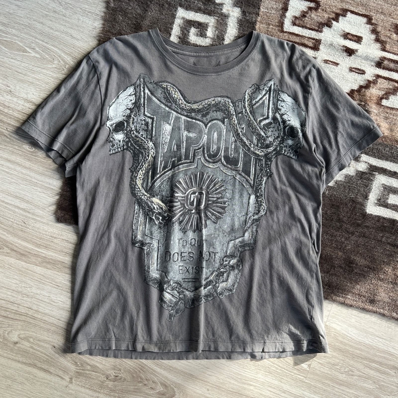 Tapout Tapout Y2K Skull T-Shirt 9948AC Size US M / EU 48-50 / 2 - 1 Thumbnail