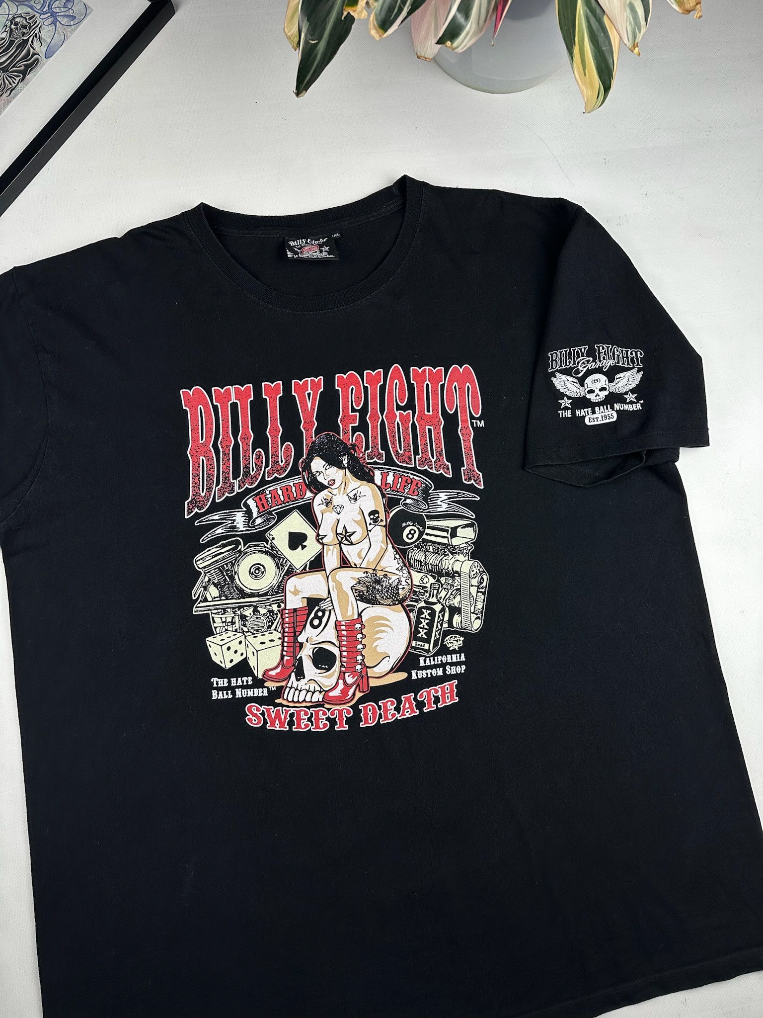 Vintage VINTAGE SEX girl NUDE pornstar TEE skull SHIRT bada bing Size US XXL / EU 58 / 5 - 4 Thumbnail