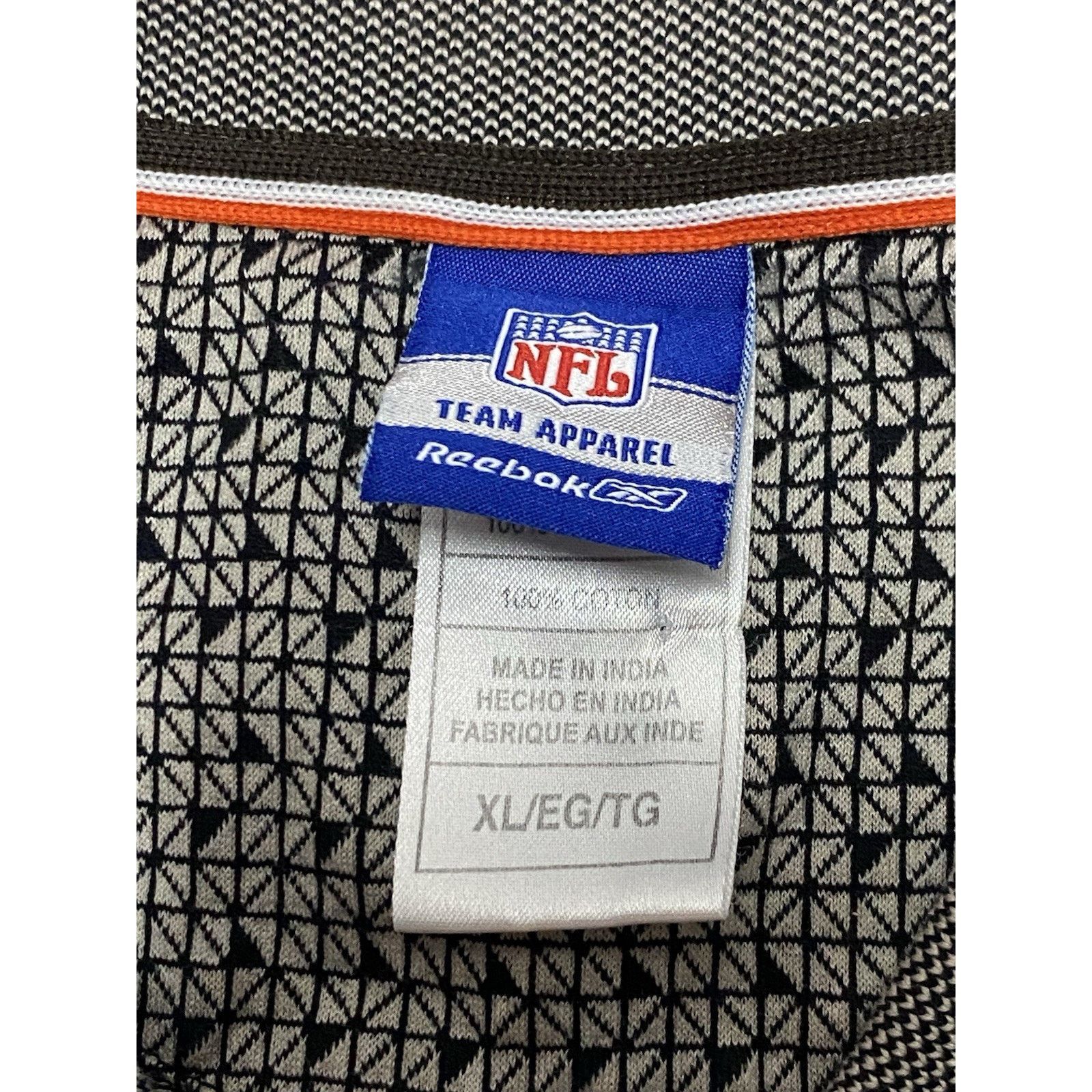 Reebok Vintage Cleveland Browns Shirt Adult XL Black White Reebok Size US XL / EU 56 / 4 - 4 Thumbnail