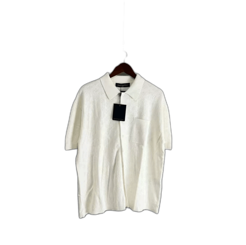 Louis Vuitton Louis Vuitton White Short Sleeve Shirt Size L-yf Size US L / EU 52-54 / 3 - 1 Thumbnail