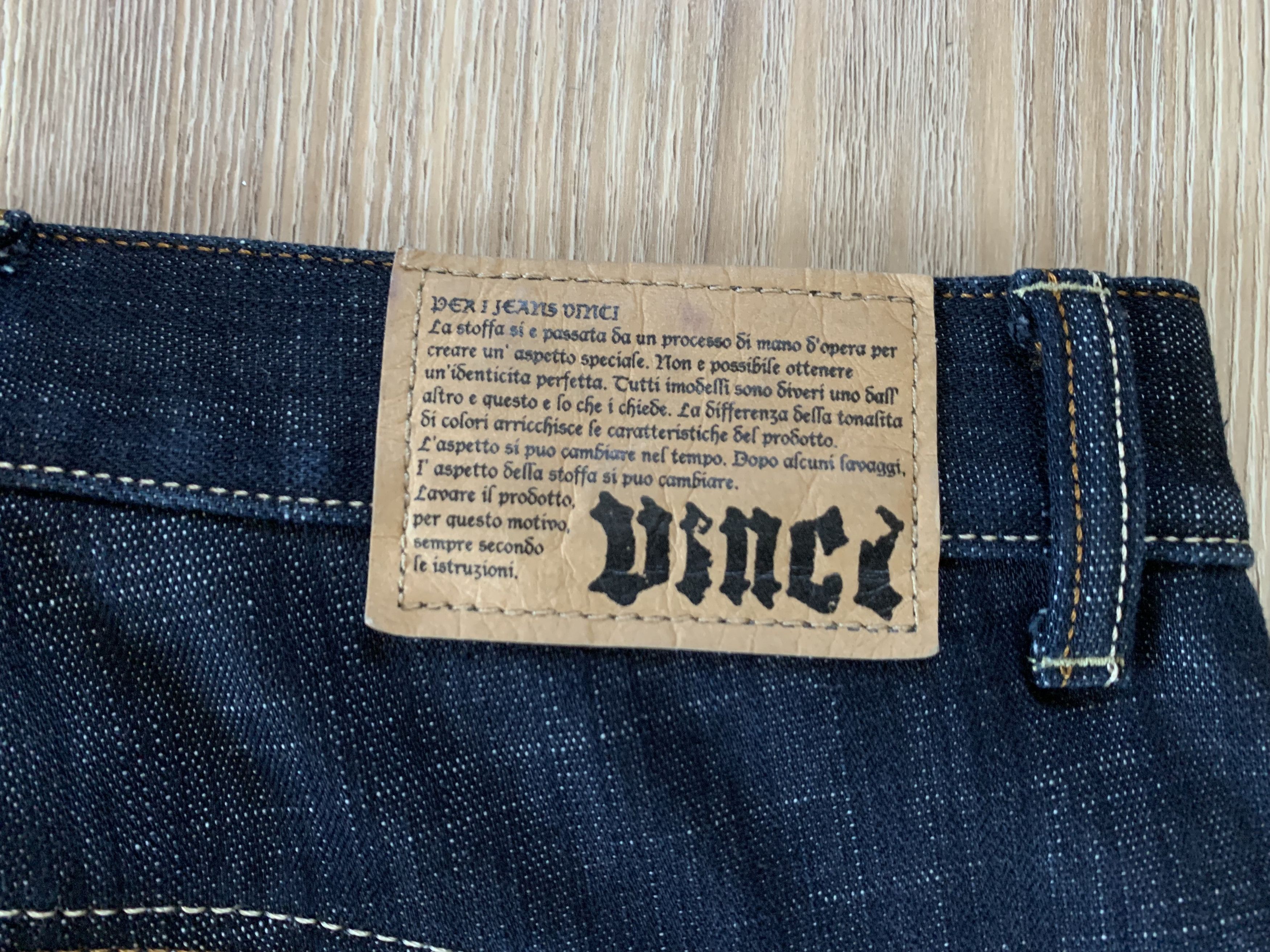 Vintage Vintage Vinci Warm Heavy Denim Jeans Size US 30 / EU 46 - 7 Thumbnail