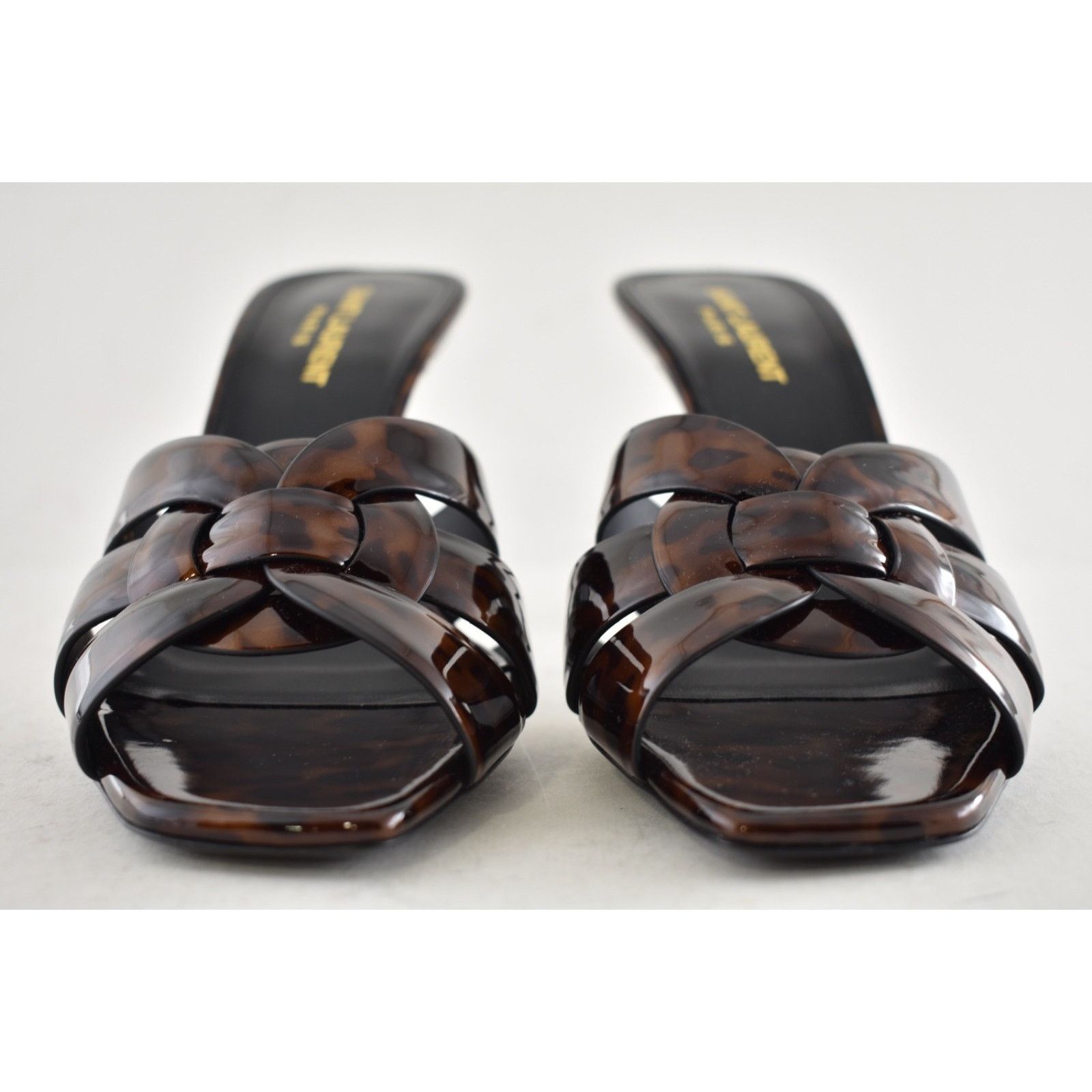 Yves Saint Laurent Saint Laurent Tribute 85 Mule Sandal Black Brown 36 Size US 6 / IT 36 - 10 Thumbnail