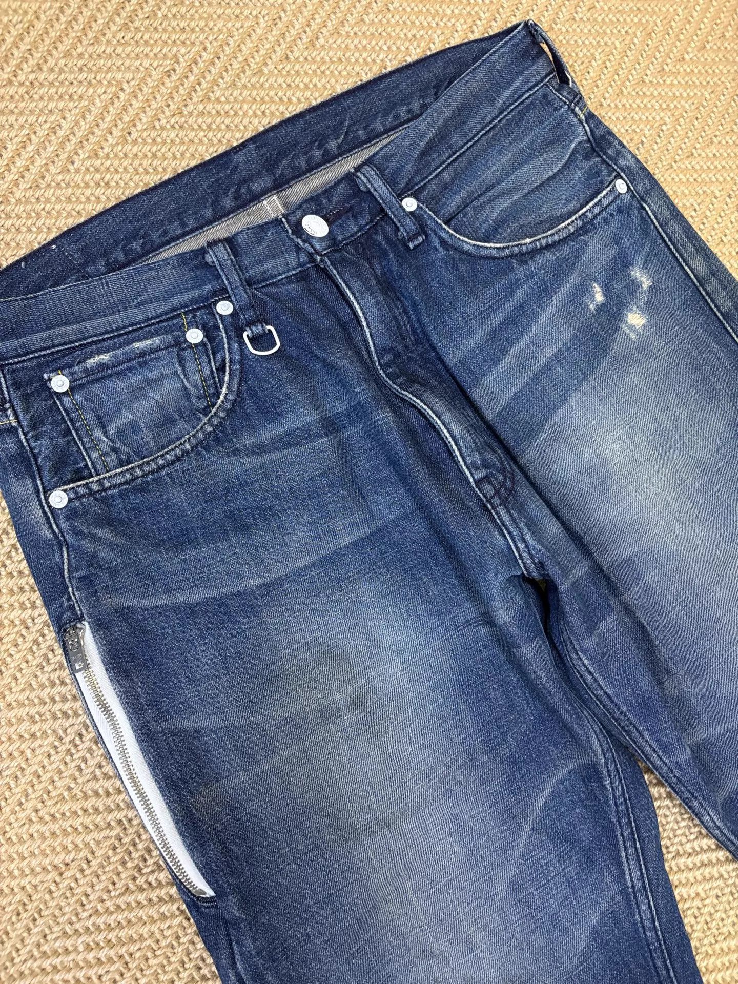 Levi's Levis Fenom 207 Jeans W32 Non-Crush Lightning Print Good Size US 32 / EU 48 - 5 Thumbnail