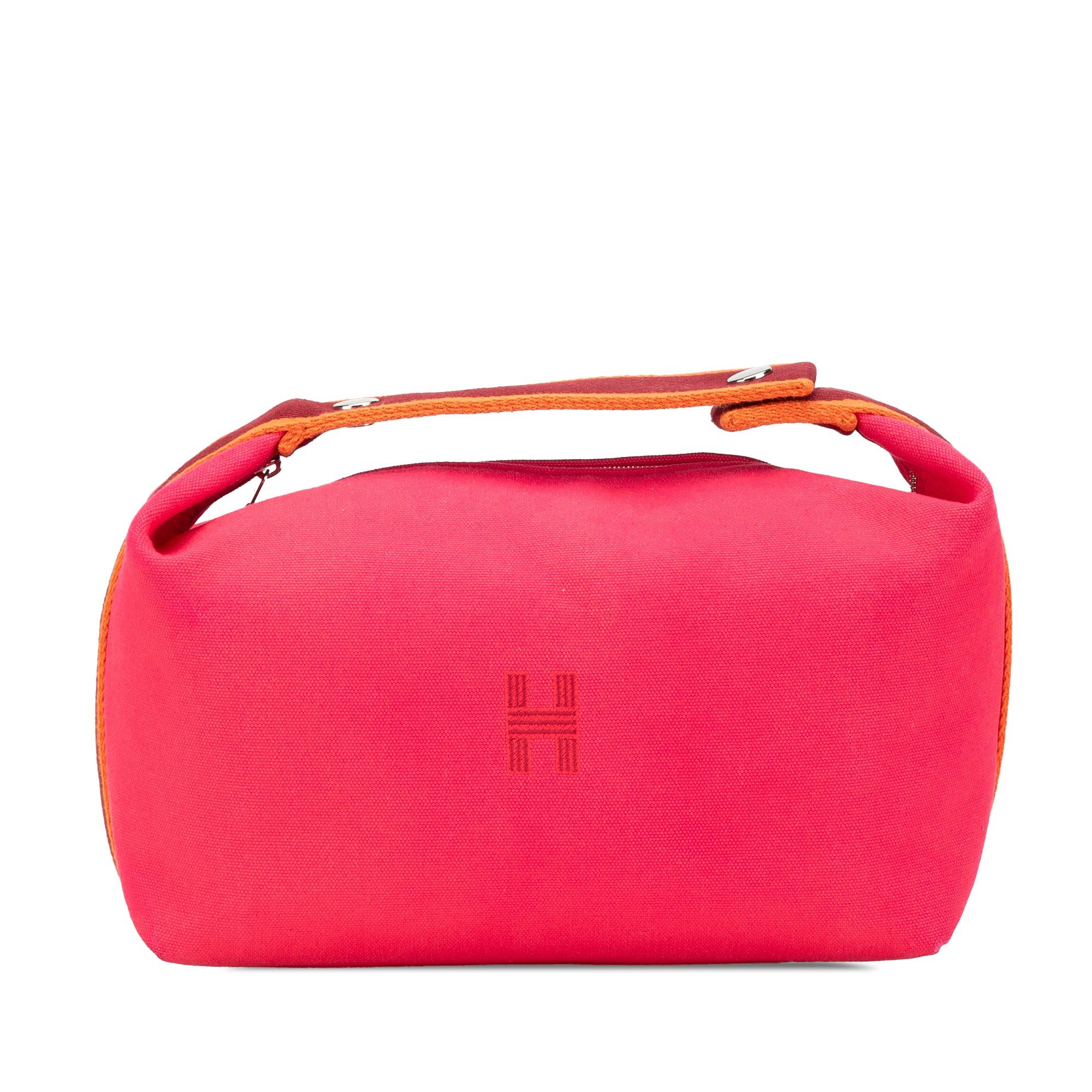 Hermes Hermès Small Toile Bride A Brac Pink Size ONE SIZE - 1 Thumbnail