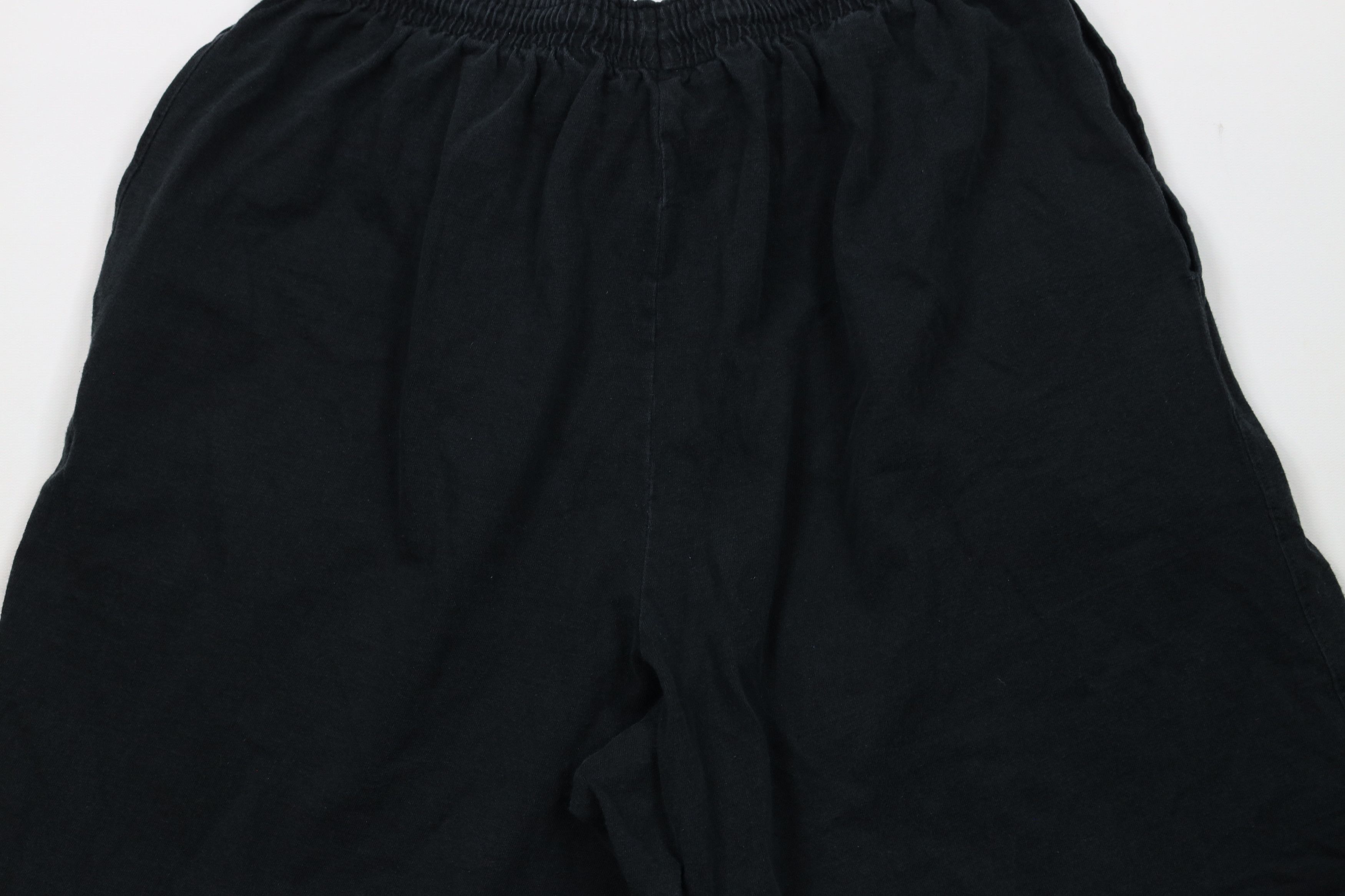 Champion × Vintage Vintage Champion Classic Logo Above Knee Shorts Black Cotton Size US 34 / EU 50 - 10 Thumbnail