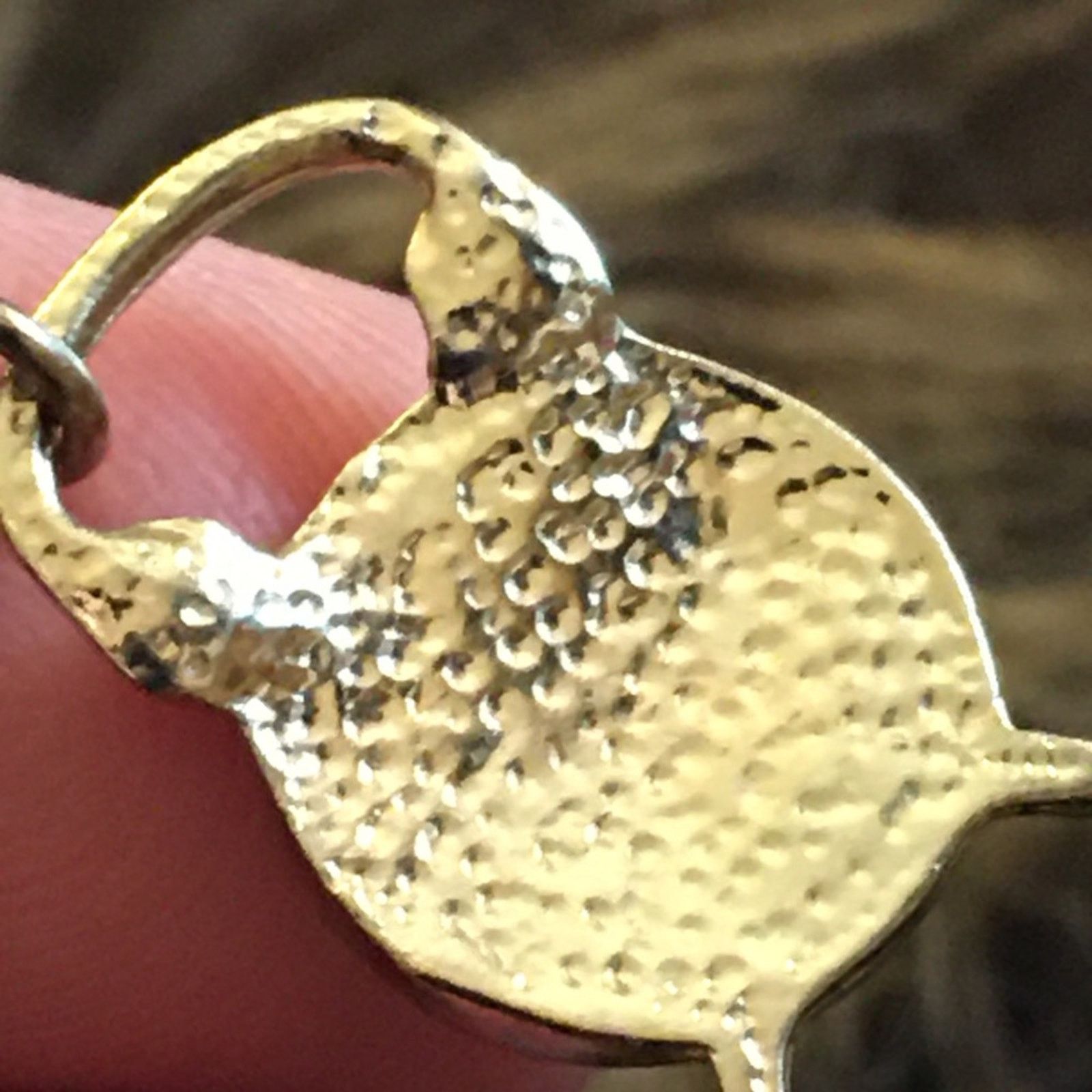 Jewelry Gold tone old time clock charm Size ONE SIZE - 3 Thumbnail