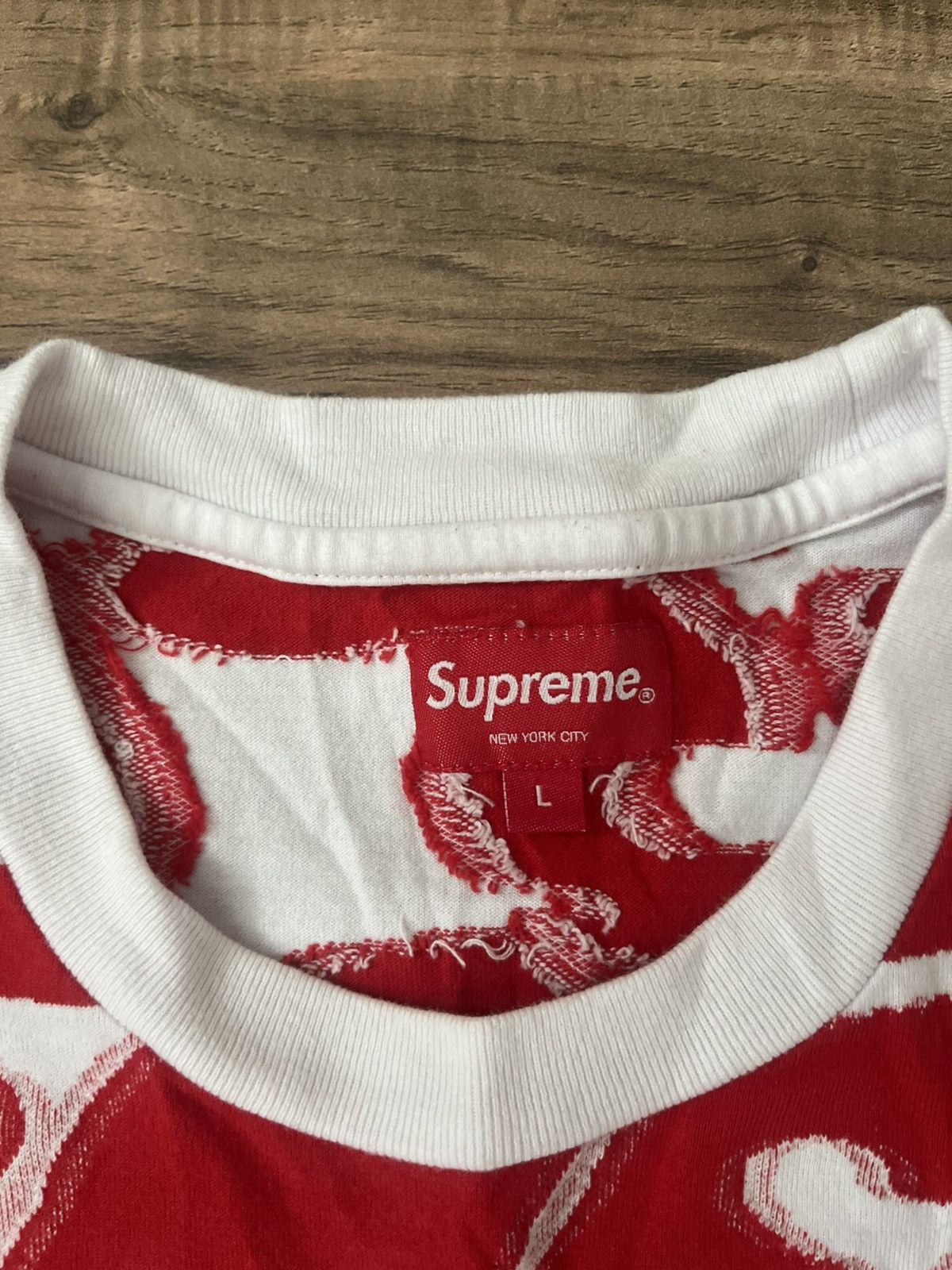 Supreme Supreme Stacked Intarsia S/S Top Size US L / EU 52-54 / 3 - 7 Thumbnail