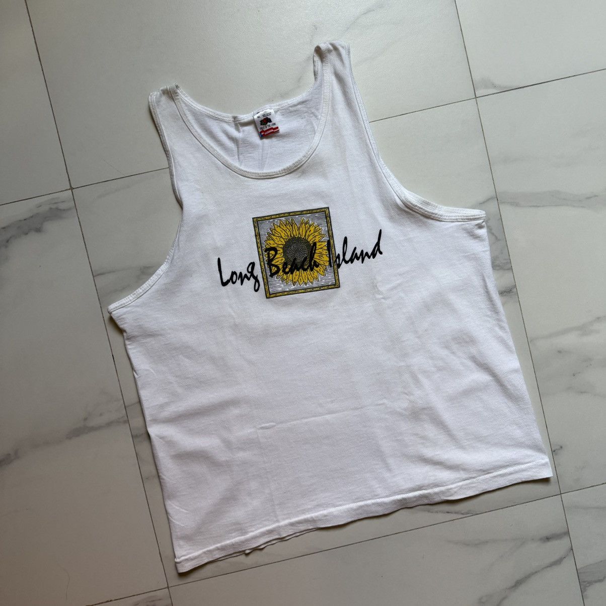 Fruit Of The Loom Vintage Long Beach Island Tank Top Size XL / US 12-14 / IT 48-50 - 3 Thumbnail
