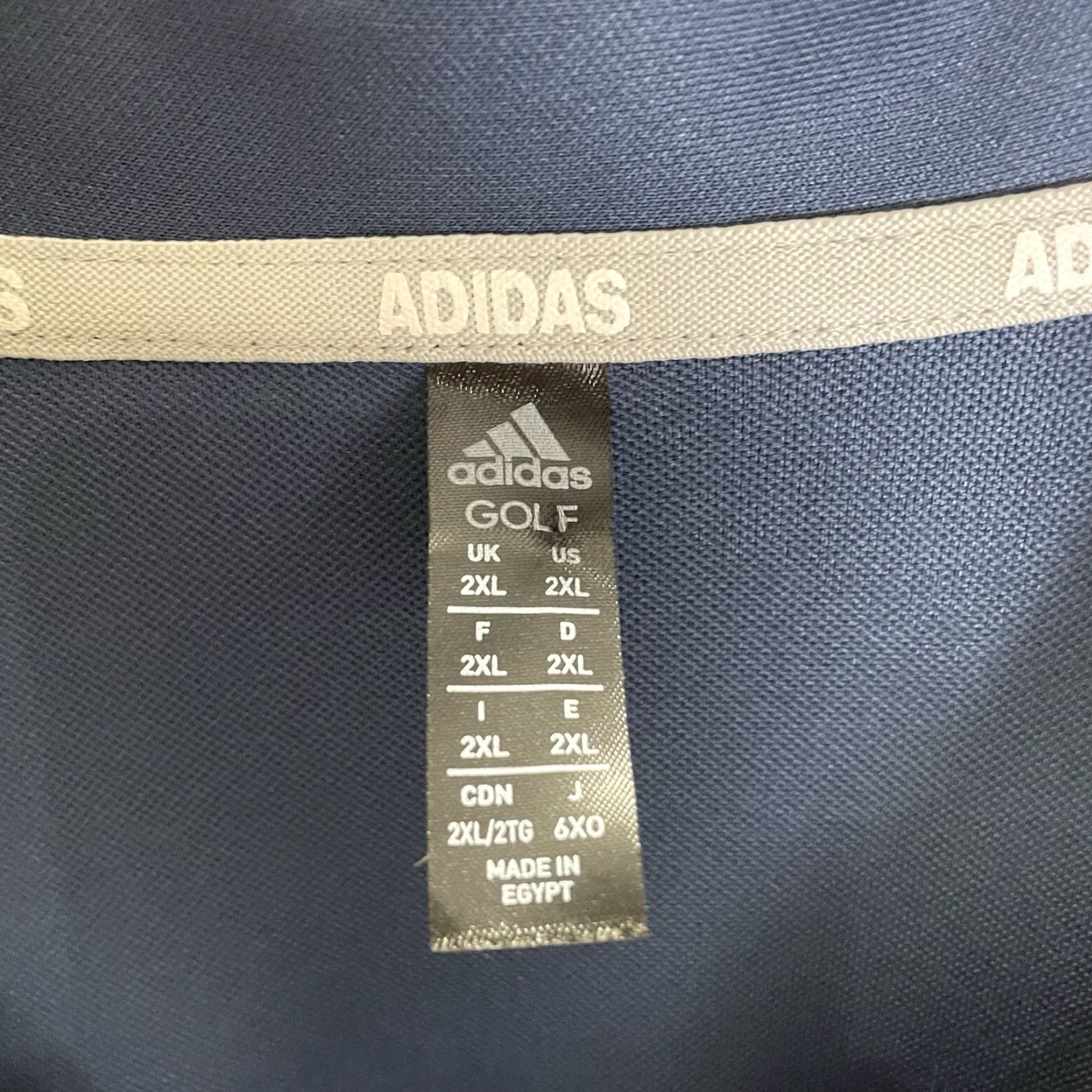Adidas Adidas Golf Polo Shirt Mens 2XL Dark Blue Athletic Shirt Size US XXL / EU 58 / 5 - 4 Thumbnail
